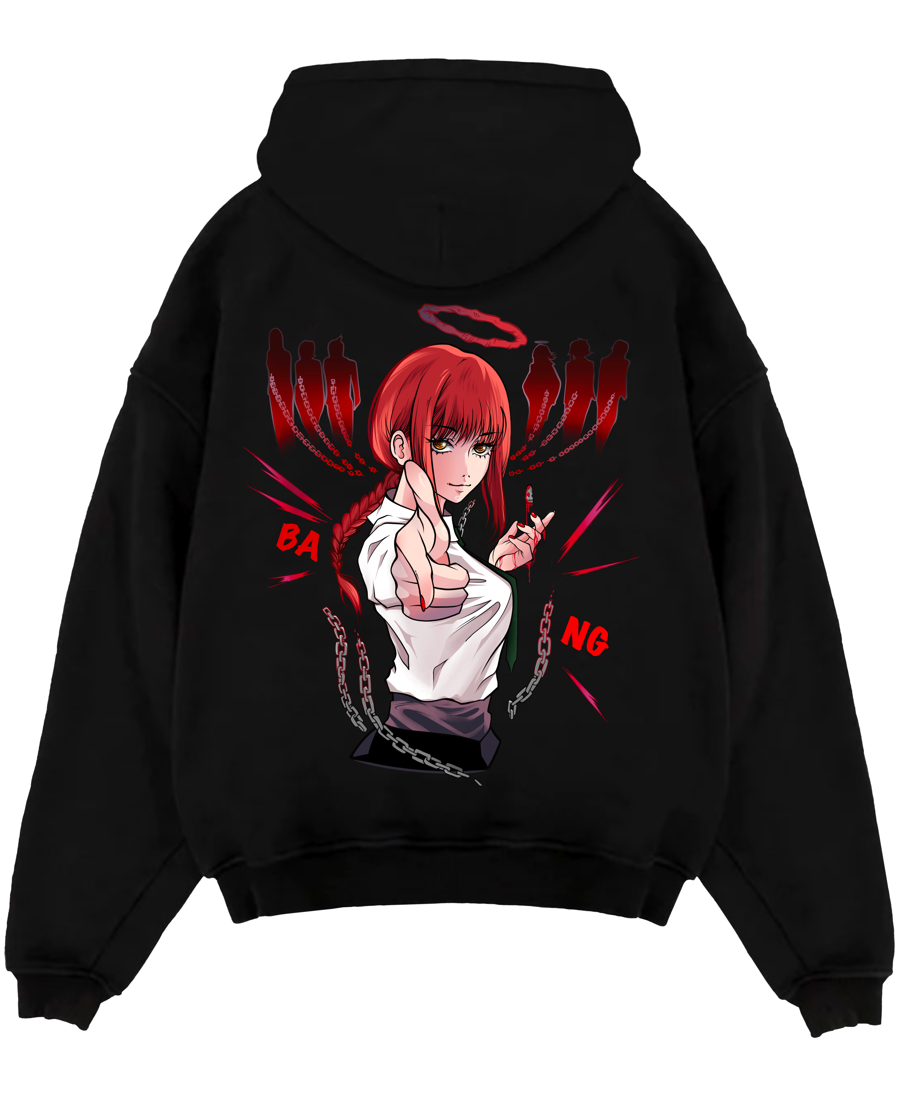 Morukai "Makima X Bang" Chainsaw Man Unisex Hoodie