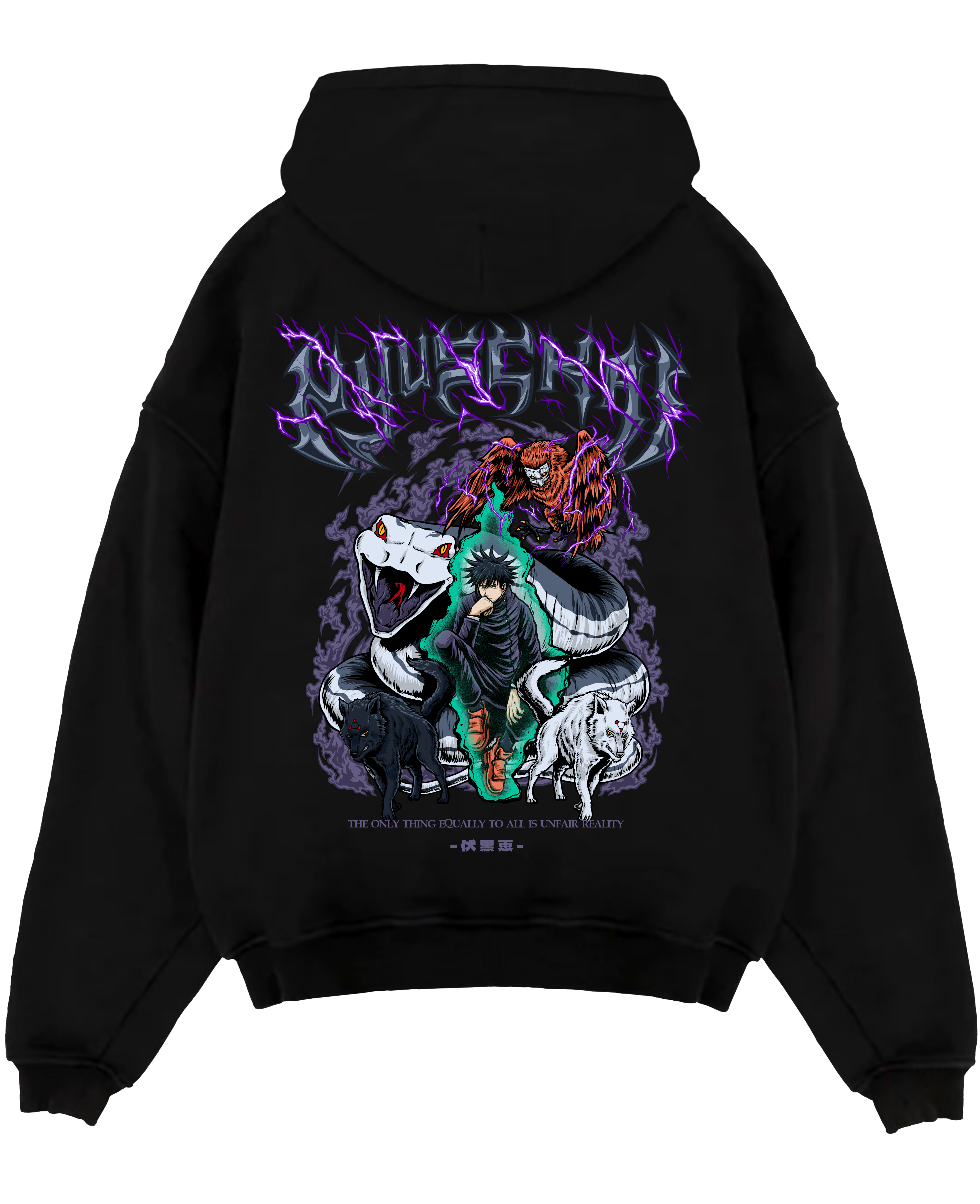 Morukai "Megumi X Reality - Jujutsu Kaisen Hoodie