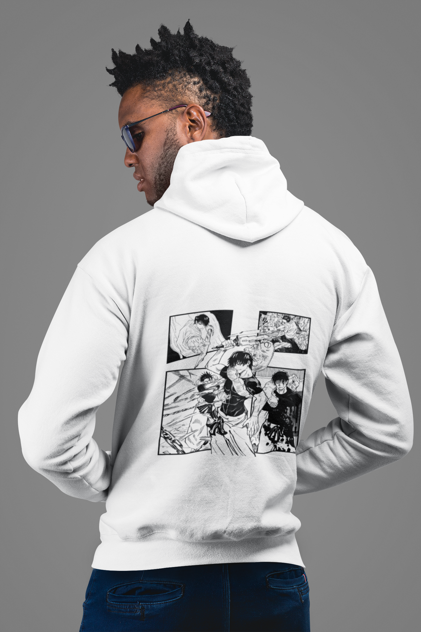 Morukai "Toji Fushiguro Tensakahoko" Jujutsu Kaisen Unisex Hoodie