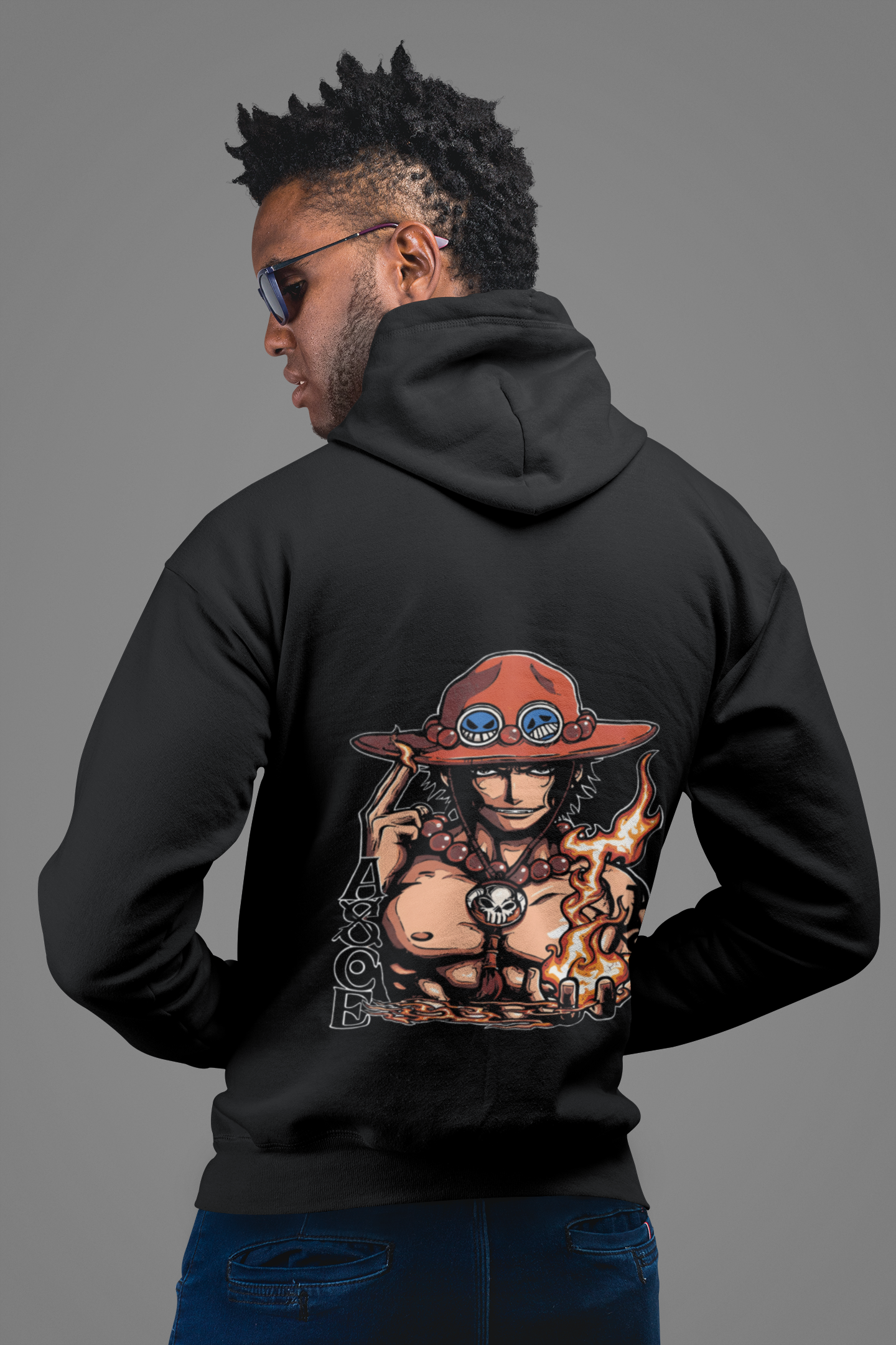 Morukai "Portgas D. Ace" One Piece Unisex Hoodie