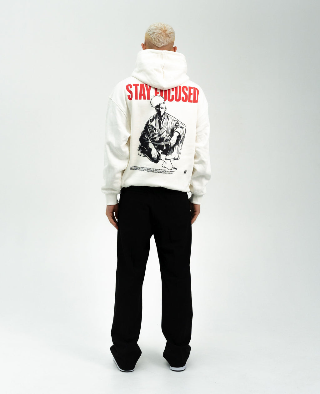 Morukai "Saitama Stay Focused" One Punch Man Unisex Hoodie