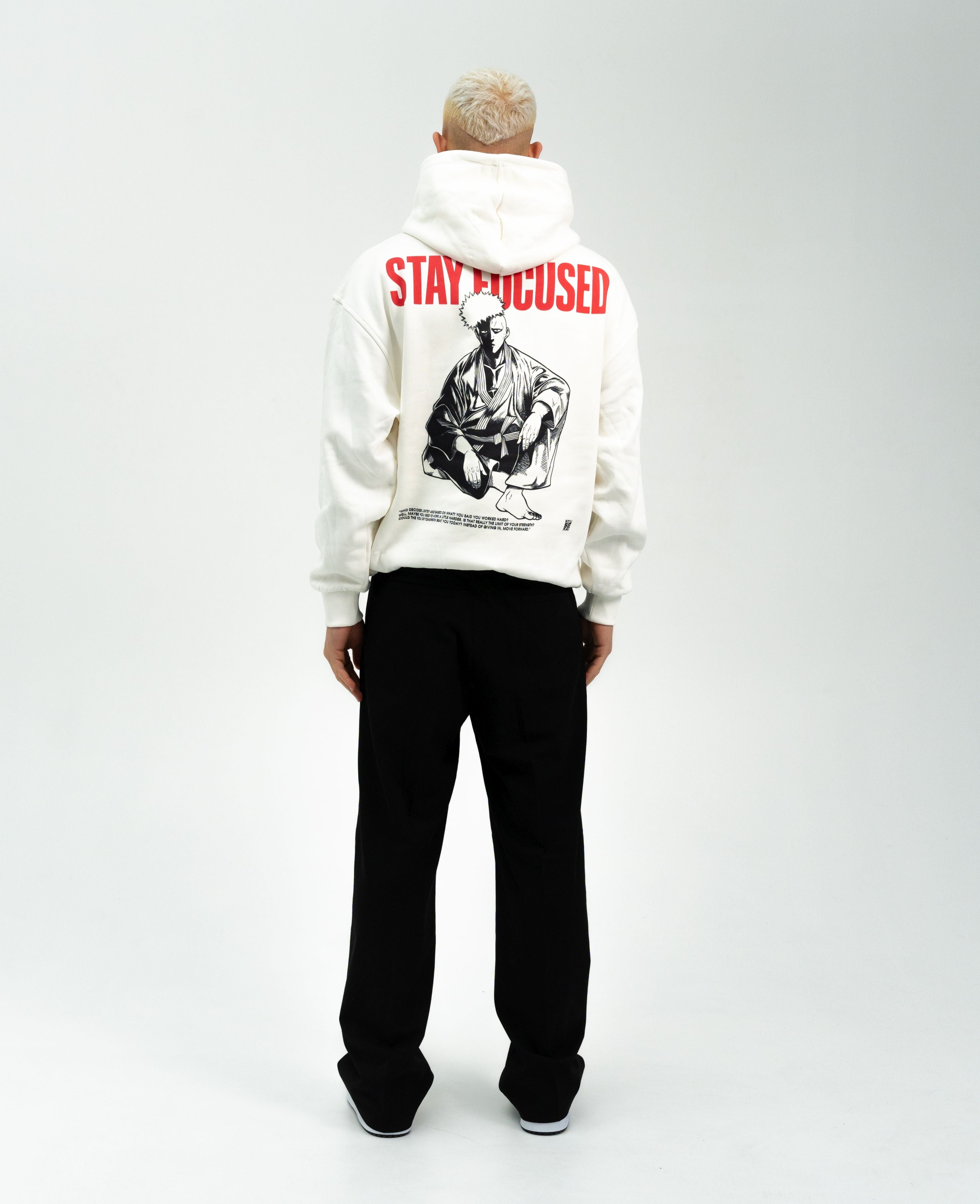 Morukai "Saitama Stay Focused" One Punch Man Unisex Hoodie