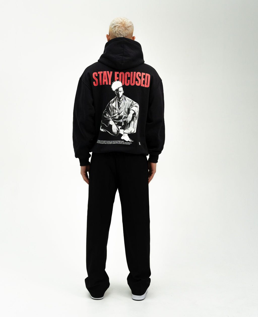 Morukai "Saitama Stay Focused" One Punch Man Unisex Hoodie