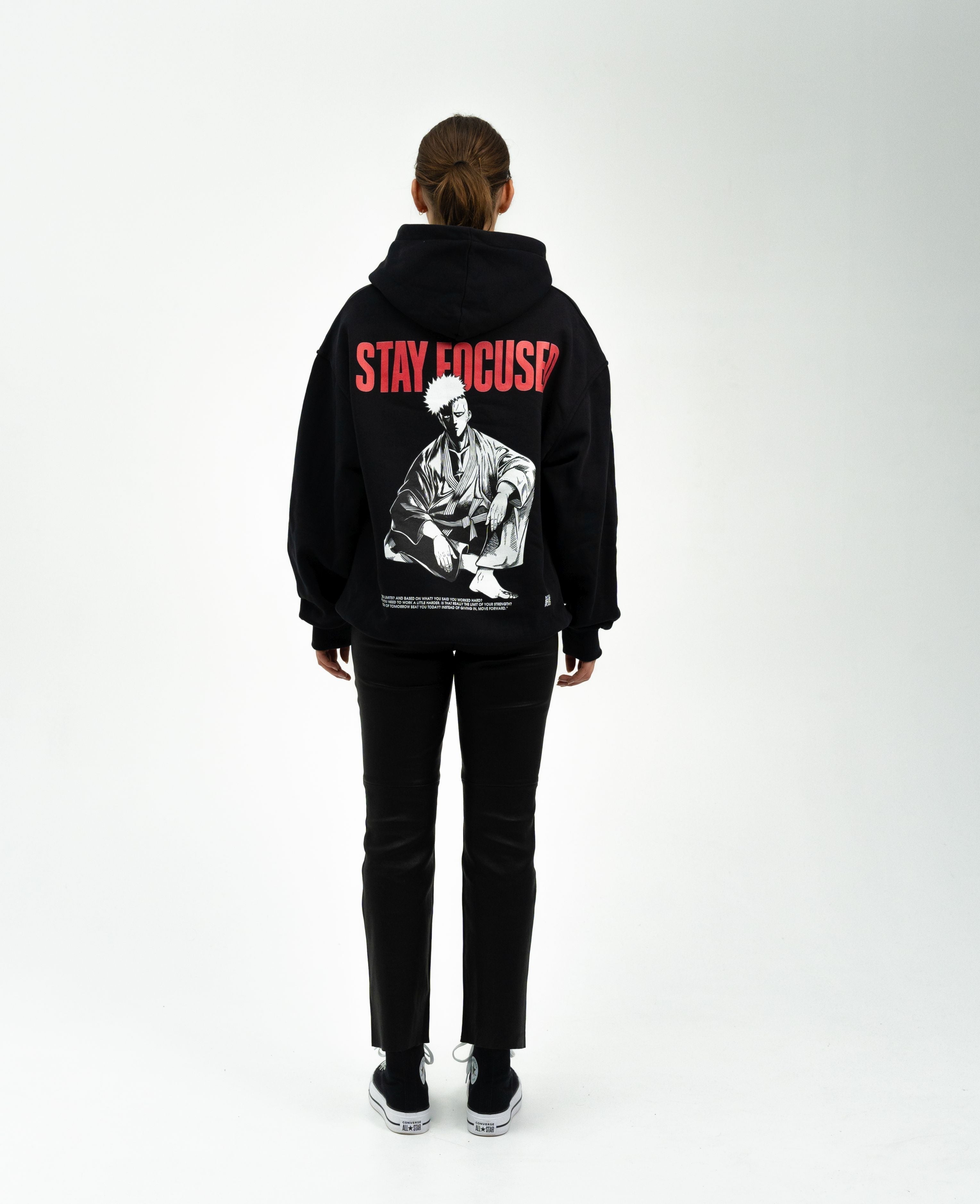 Morukai "Saitama Stay Focused" One Punch Man Unisex Hoodie