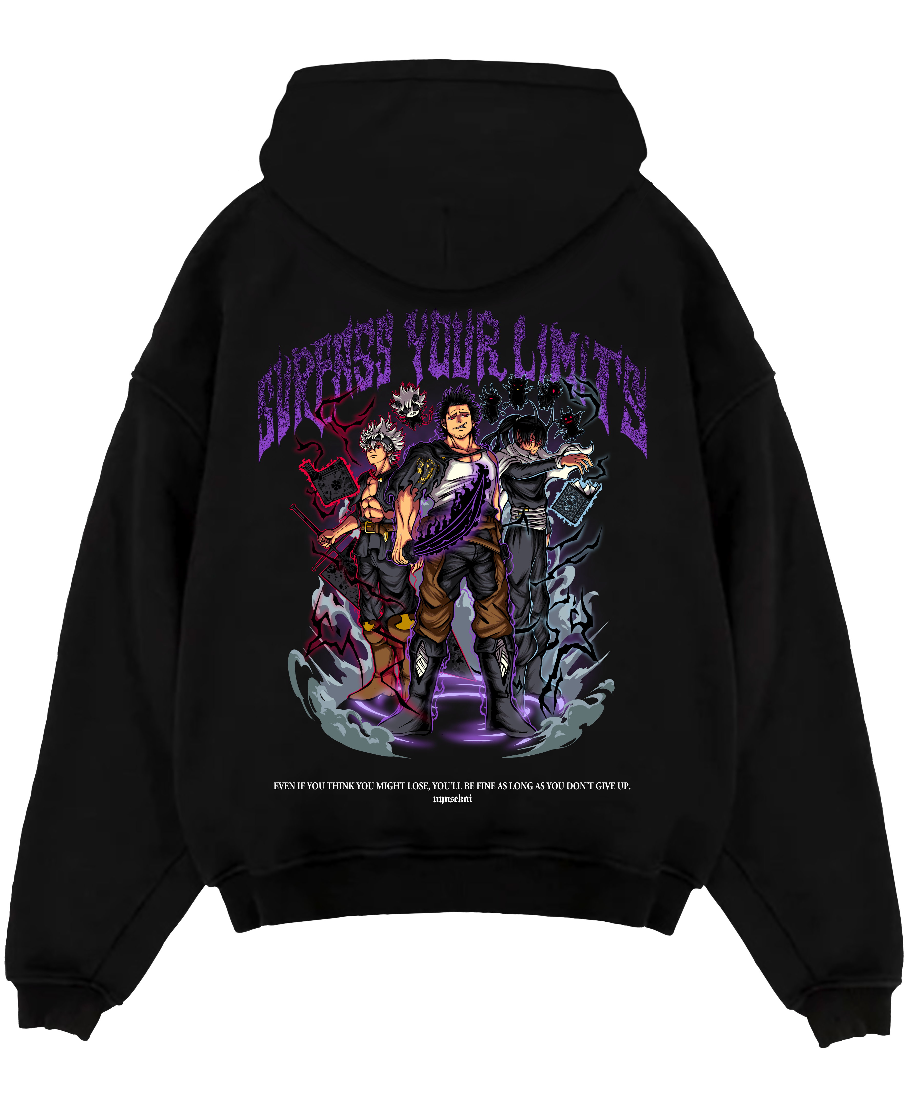 Morukai "Yami X Asta X Nacht - Black Clover Hoodie