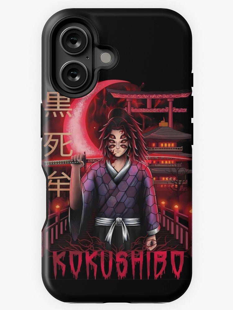 Morukai "Kokushibo Blood Moon" Demon Slayer iPhone 11-16 Phone Case