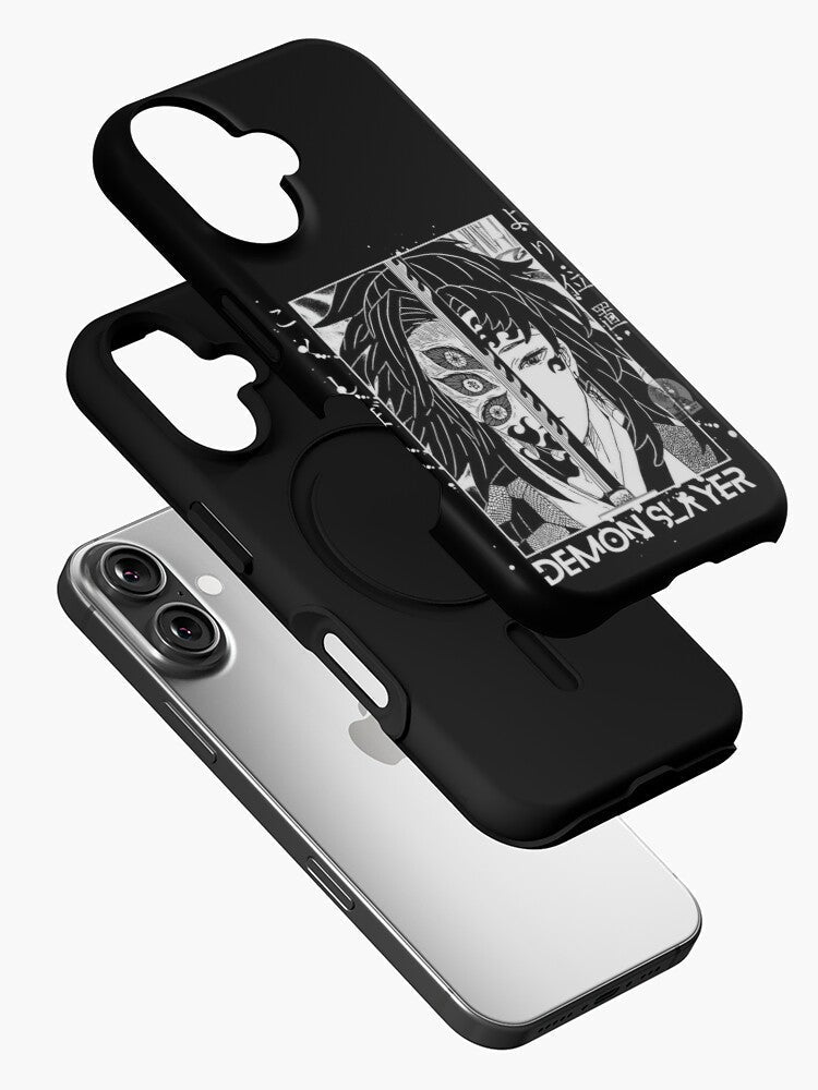 Morukai "Kokushibo Split Face" Demon Slayer iPhone 11-16 Phone Case