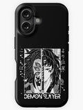 Morukai "Kokushibo Split Face" Demon Slayer iPhone 11-16 Phone Case
