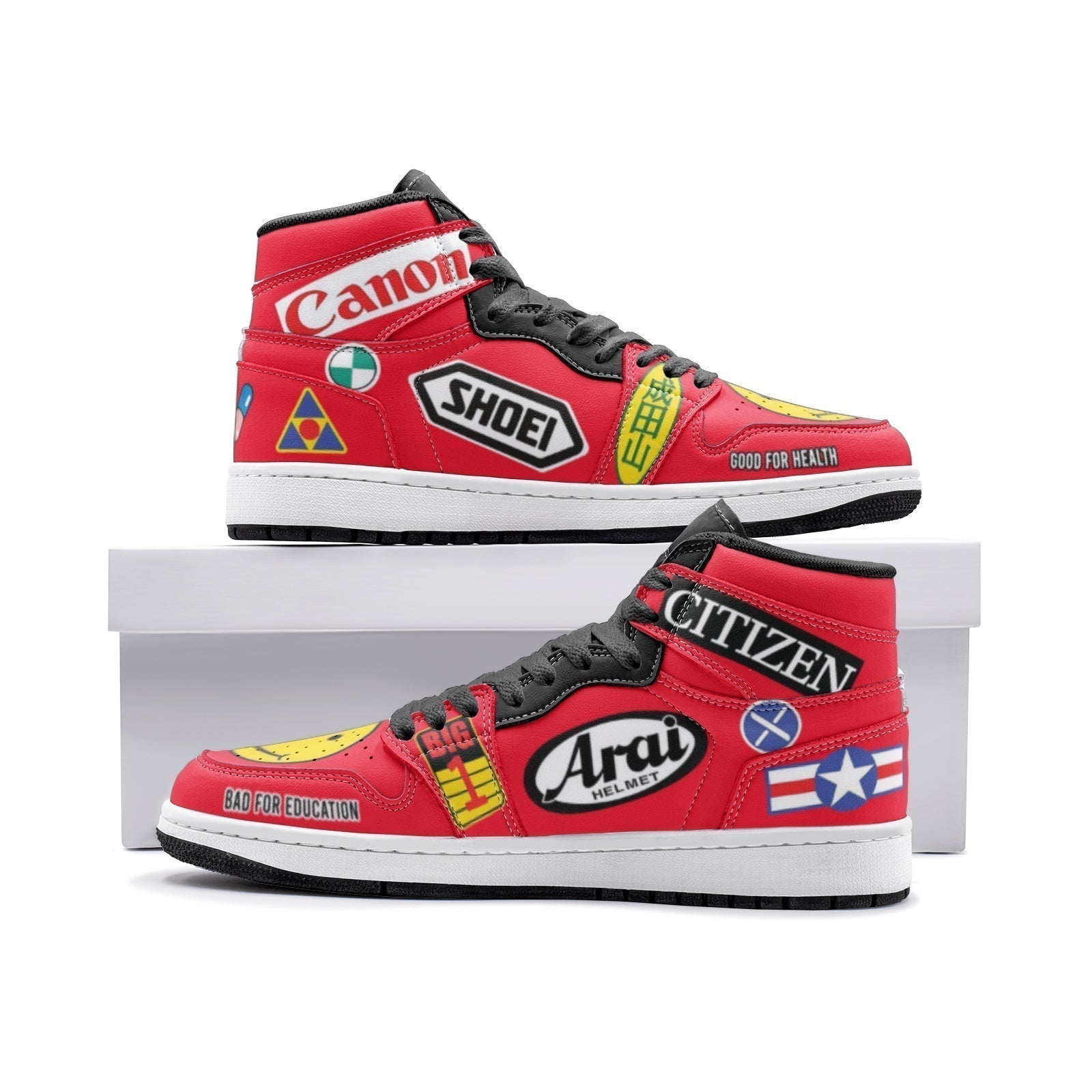 Morukai "Akira Kaneda Full Decals Akira Mid 1 Basketball Shoes