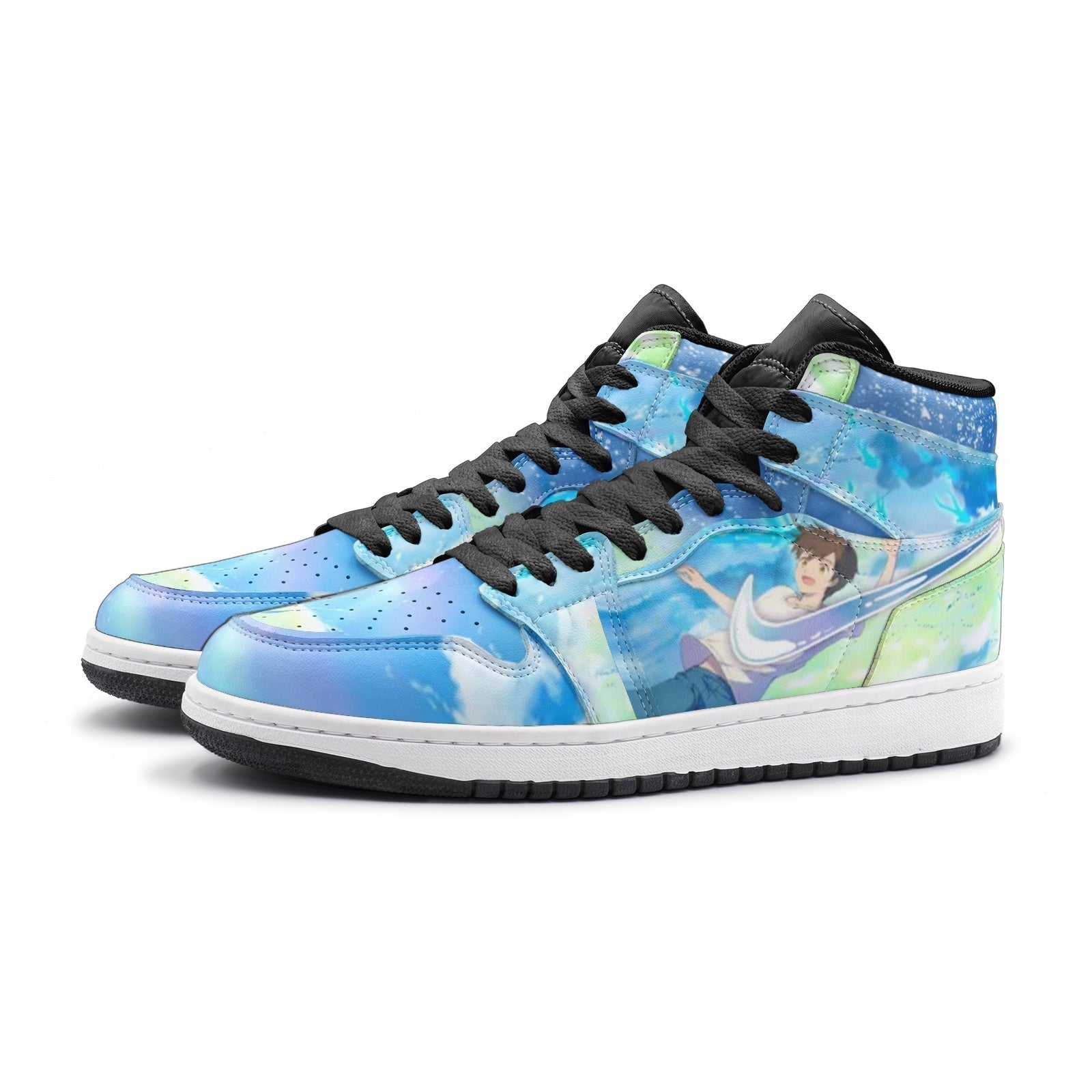 Morukai "Amano Hina and Morishima Hodaka Weathering with You Mid 1 Basketball Shoes