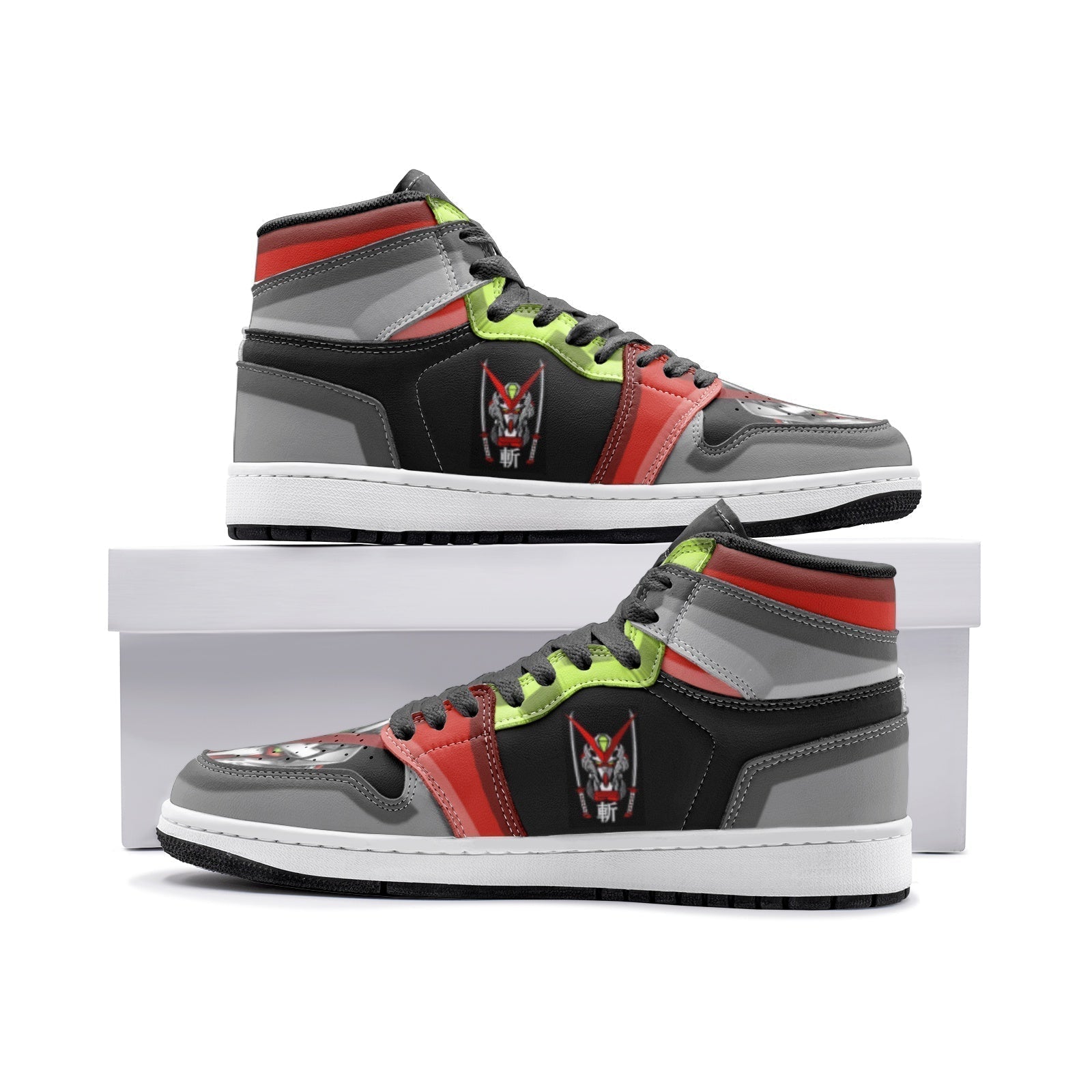 Morukai "Astray Red Frame Gundam Mid 1 Basketball Shoes