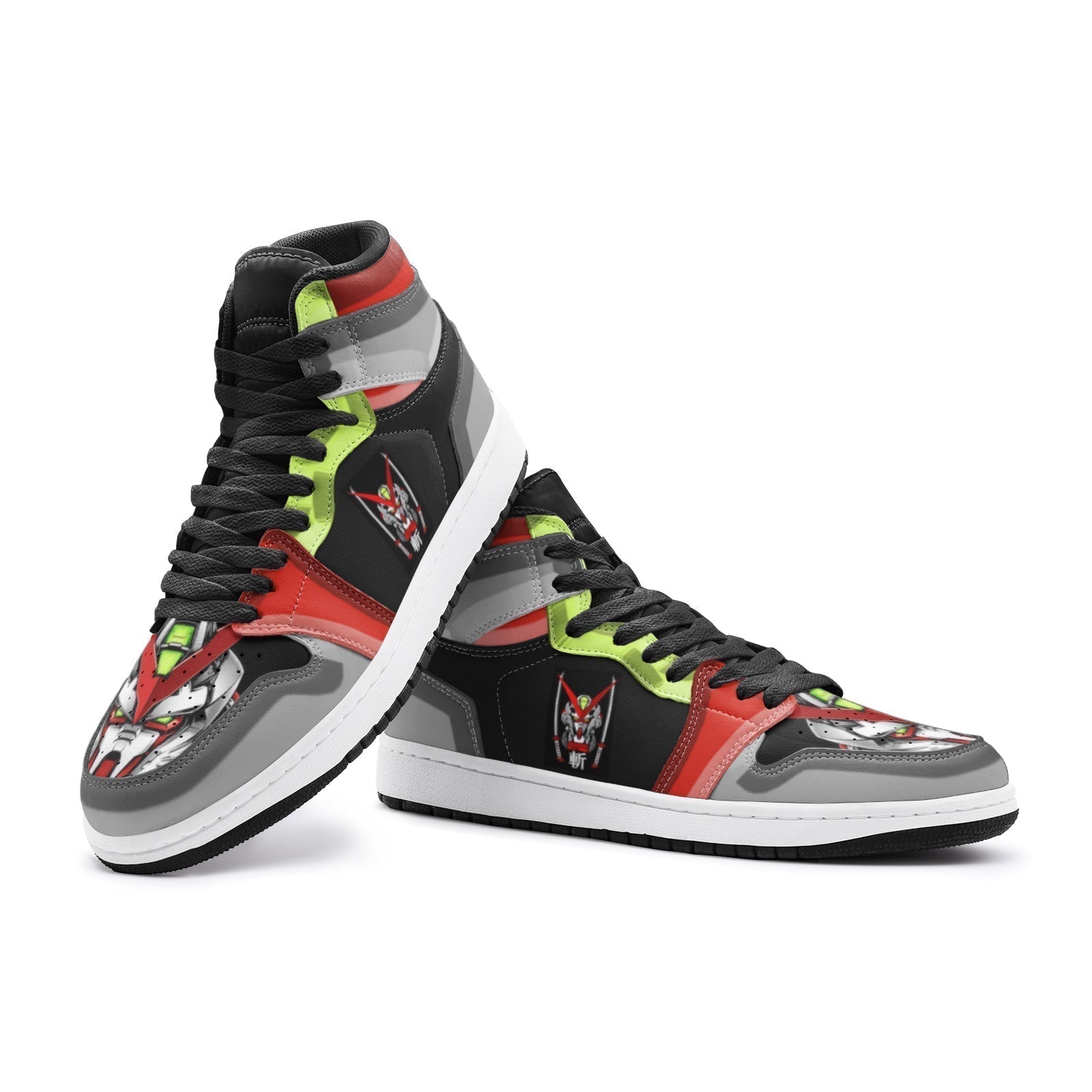 Morukai "Astray Red Frame Gundam Mid 1 Basketball Shoes