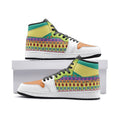 Morukai "Colorful Patterns Jojo's Bizarre Adventure Mid 1 Basketball Shoes