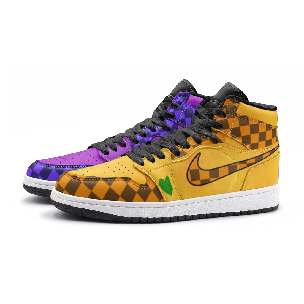 Morukai "Dio Brando vs Jotaro Kujo JoJo's Bizarre Adventure V2 Mid 1 Basketball Shoes
