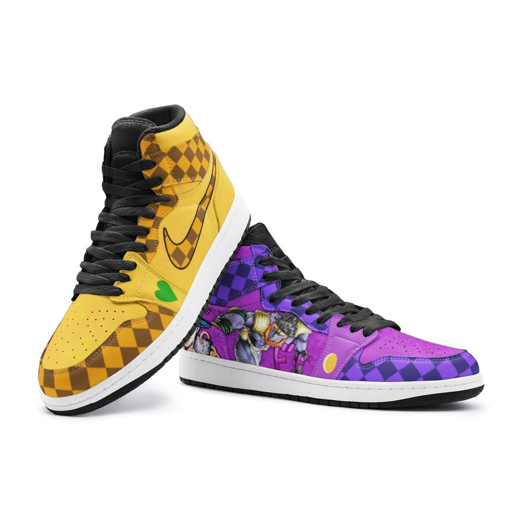 Morukai "Dio Brando vs Jotaro Kujo JoJo's Bizarre Adventure V2 Mid 1 Basketball Shoes