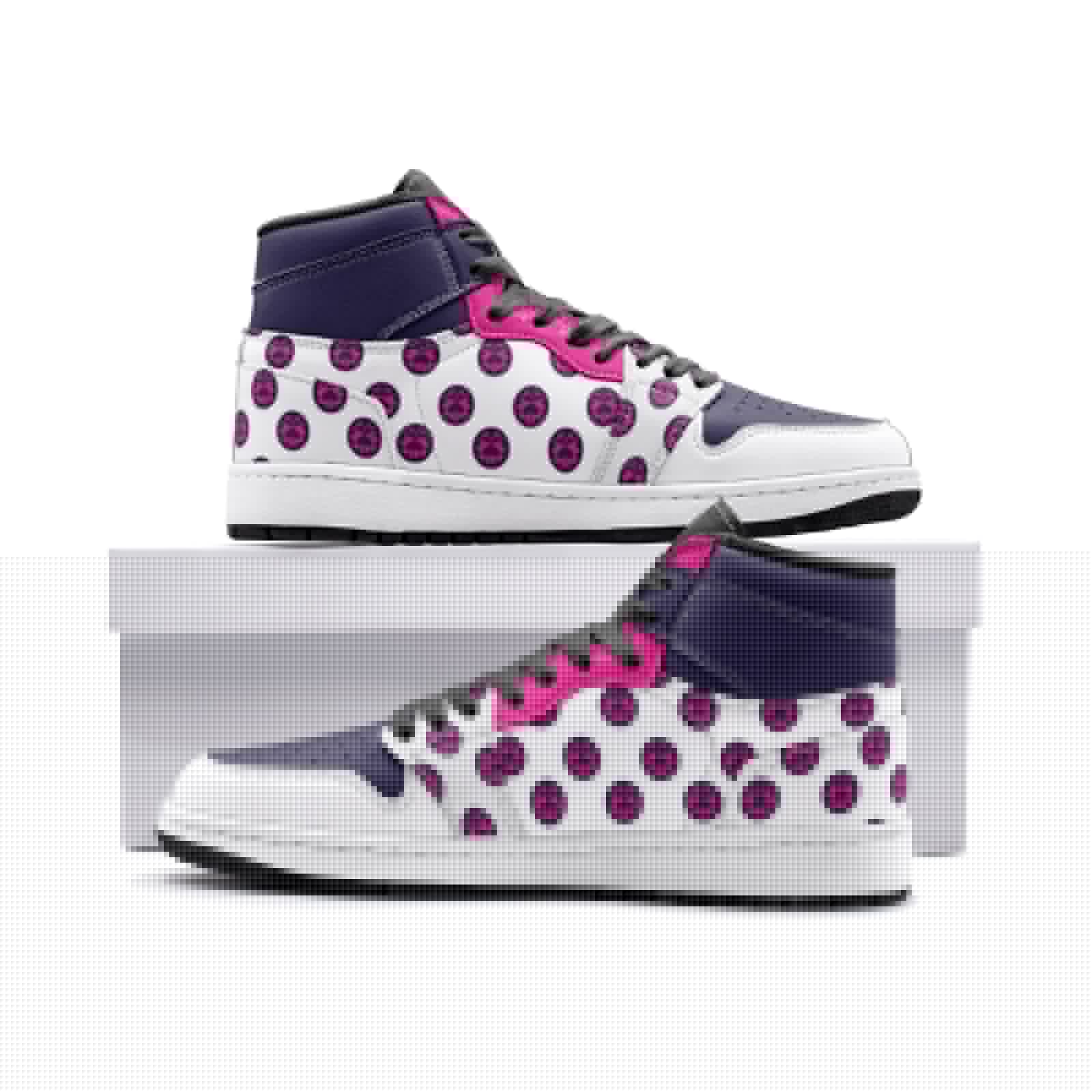 Morukai "Giorno Giovanna Jojo's Bizarre Adventure Mid 1 Basketball Shoes
