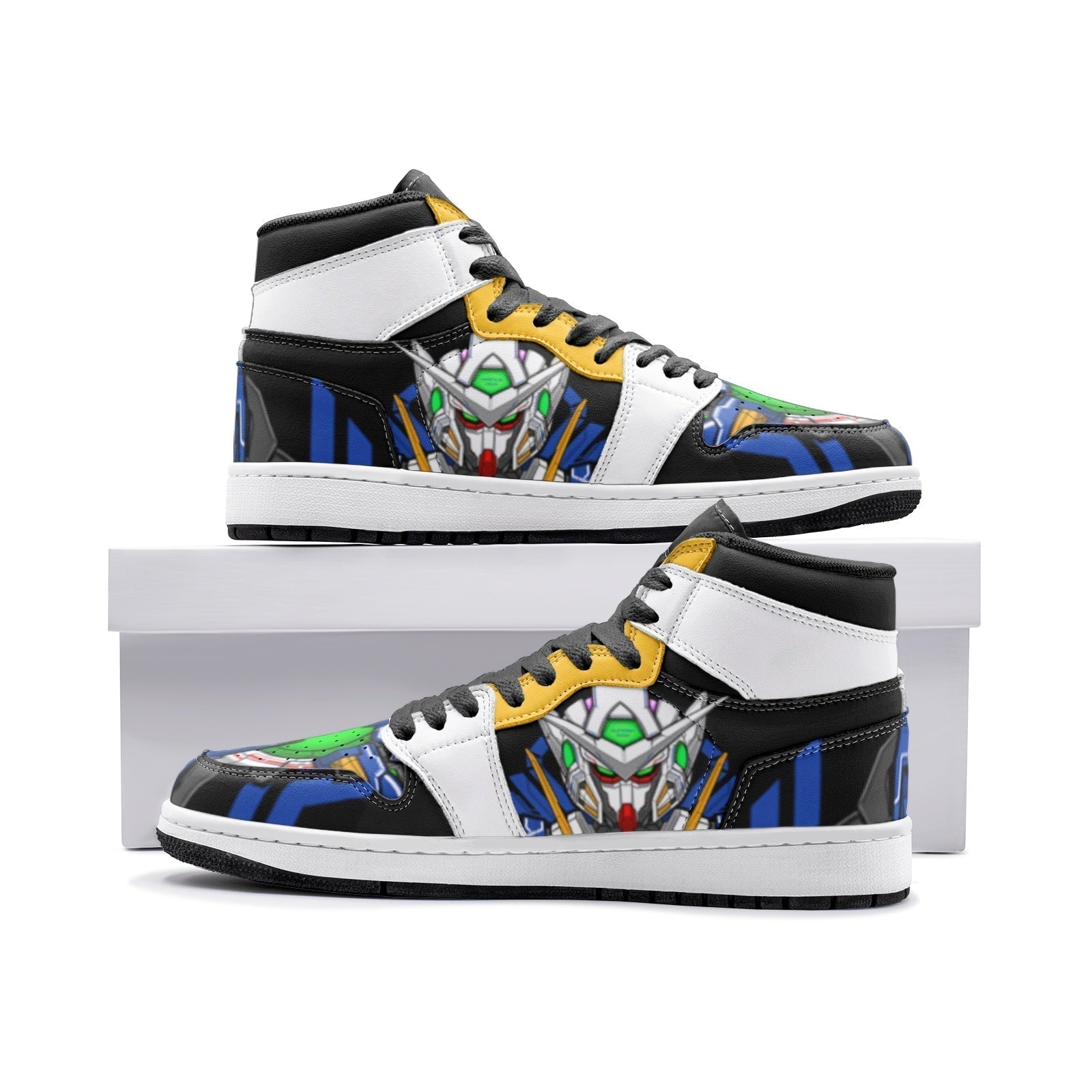 Morukai "GN-001 Exia Gundam Mid 1 Basketball Shoes