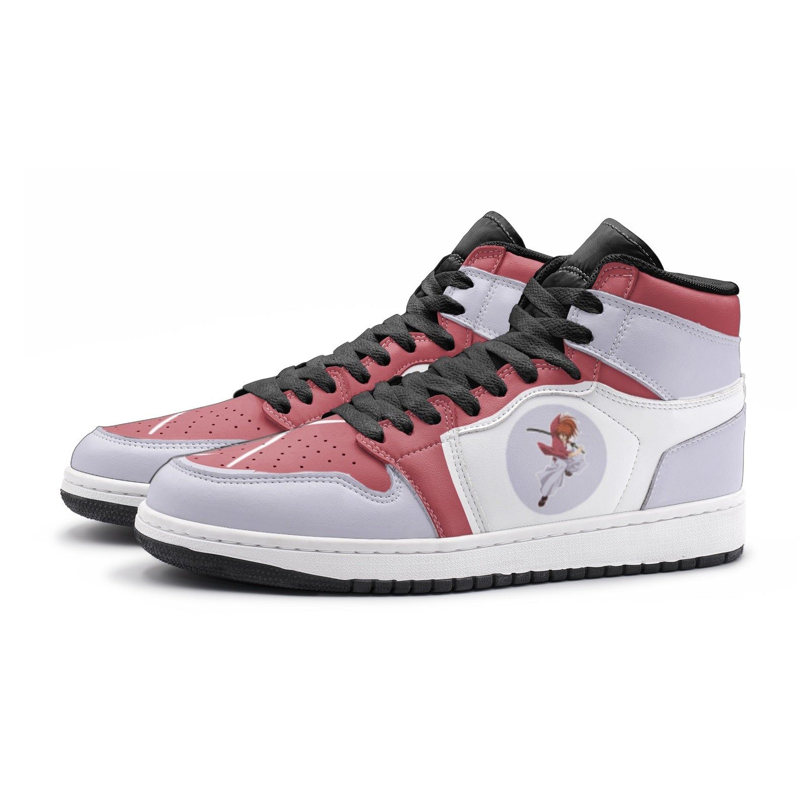 Morukai "Himura Kenshin Rurouni Kenshin Mid 1 Basketball Shoes