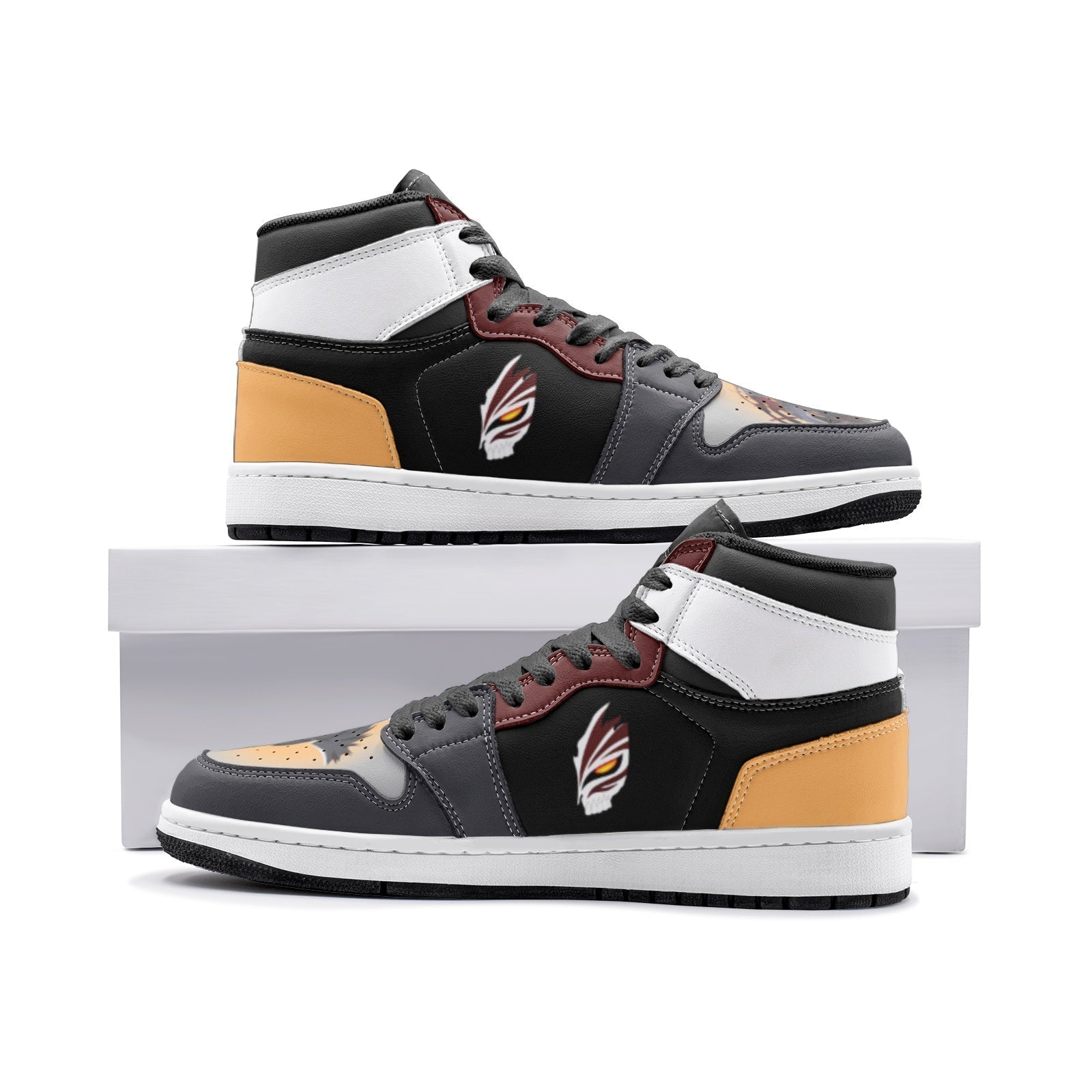 Morukai "Ichigo Kurosaki Bleach Mid 1 Basketball Shoes