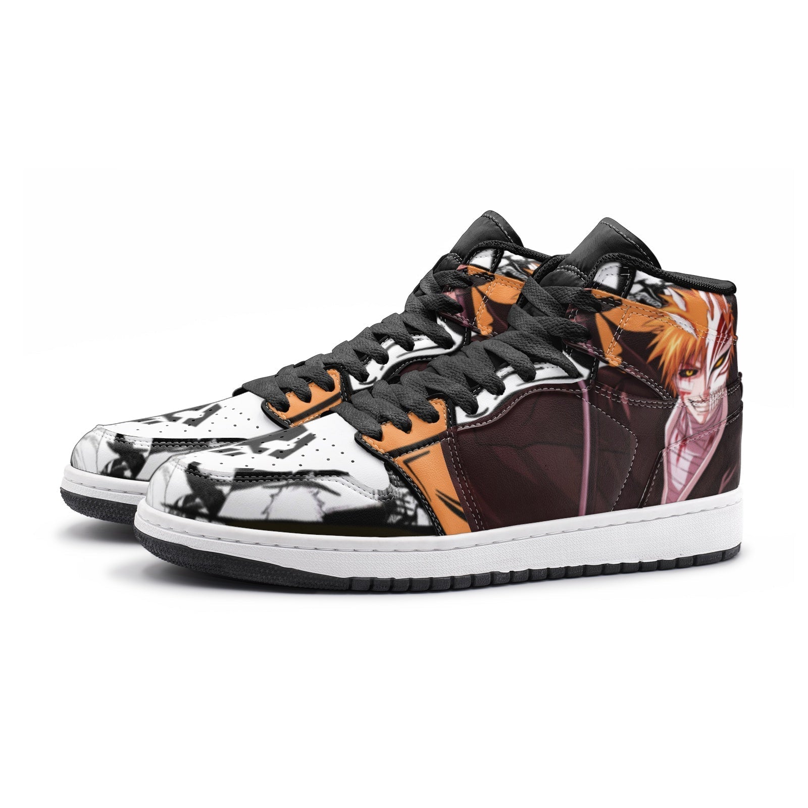 Morukai "Ichigo Kurosaki Burichi Mid 1 Basketball Shoes