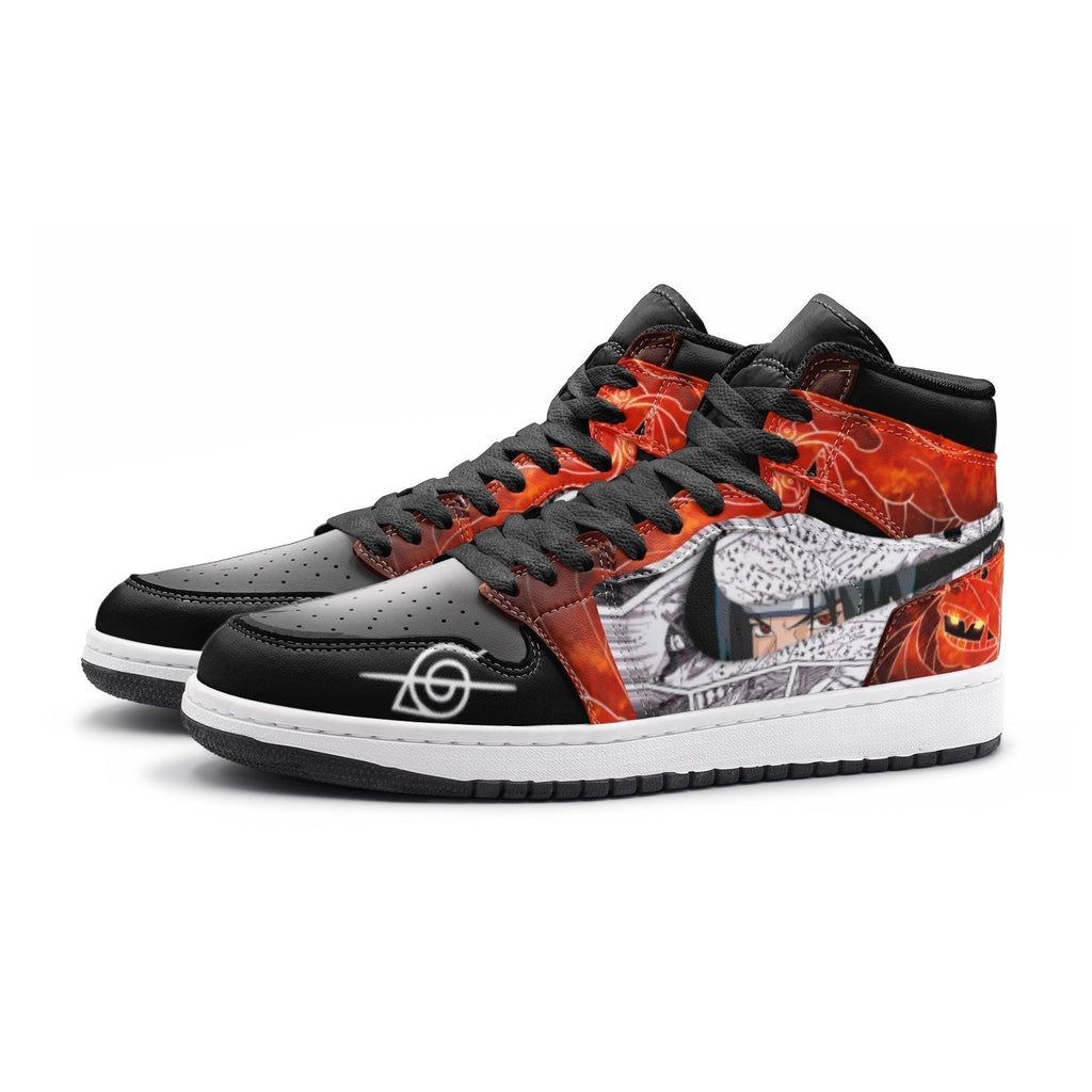 Morukai "Itachi and Sasuke Clan Susano Ninja V2 Mid 1 Basketball Shoes