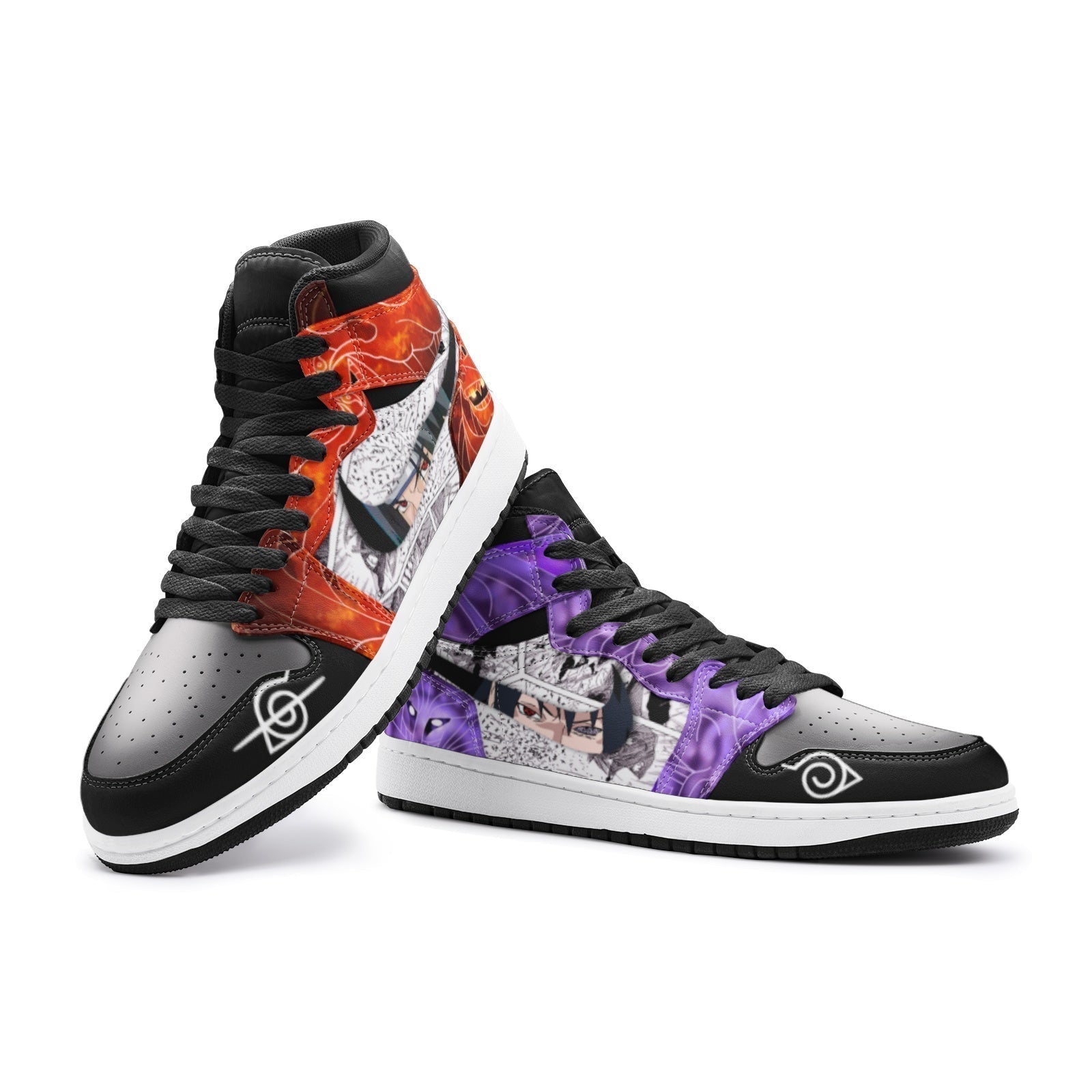 Morukai "Itachi and Sasuke Clan Susano Ninja V2 Mid 1 Basketball Shoes