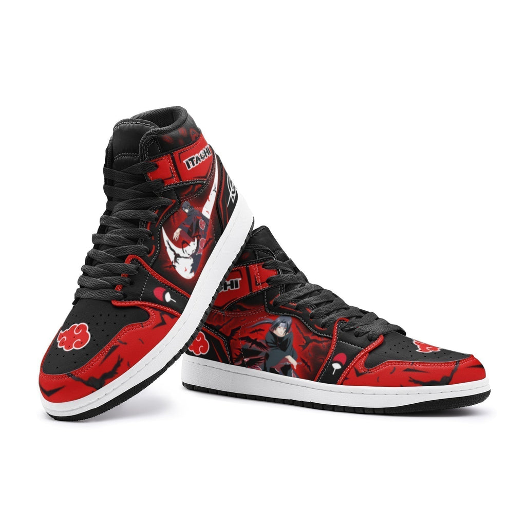 Morukai "Itachi Clan Red Cloud Ninja Mid 1 Basketball Shoes