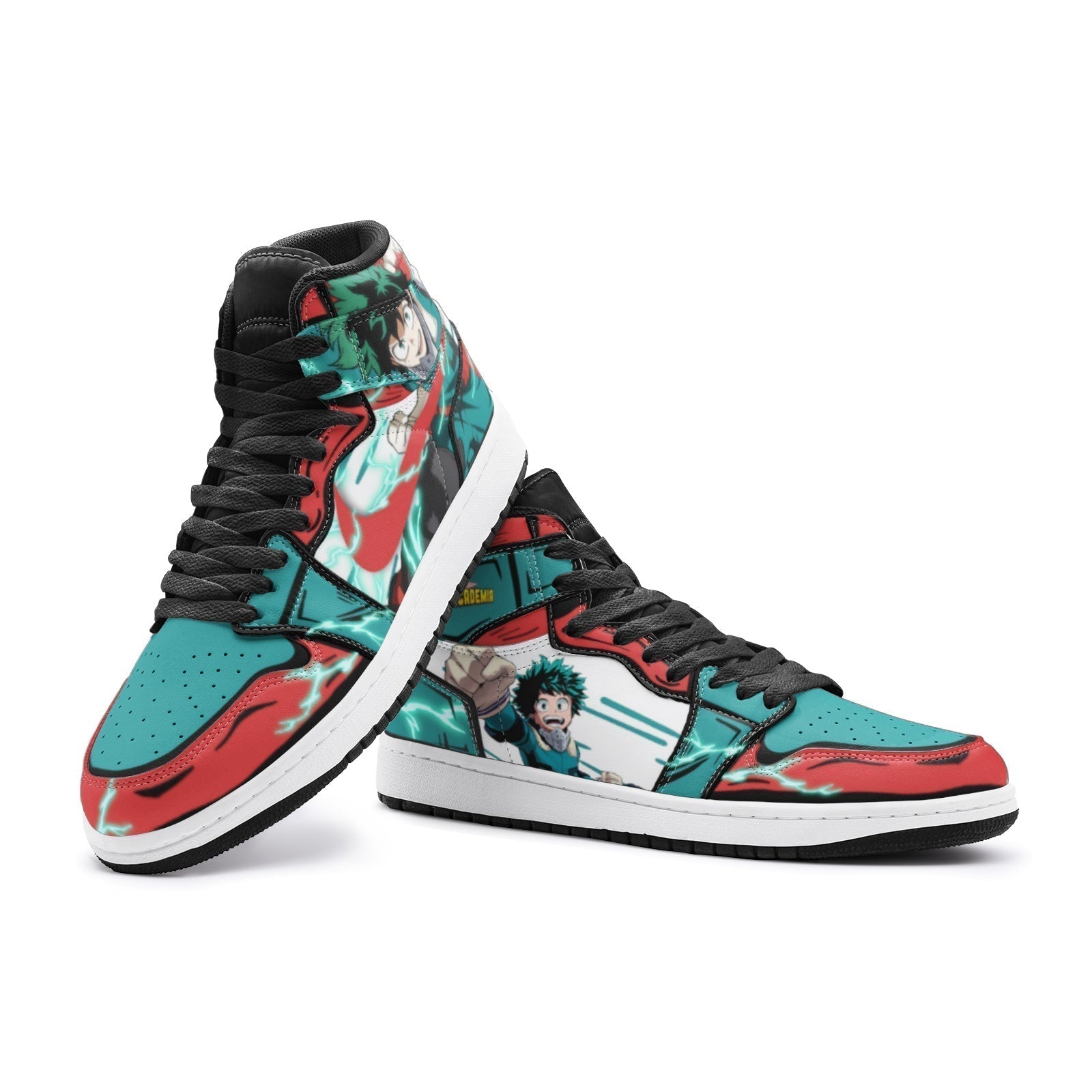 Morukai "Izuku Midoriya - Deku My Hero V2 Mid 1 Basketball Shoes