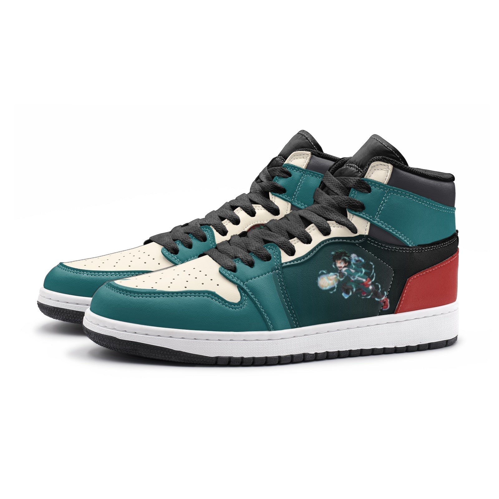 Morukai "Izuku Midoriya My Hero Mid 1 Basketball Shoes