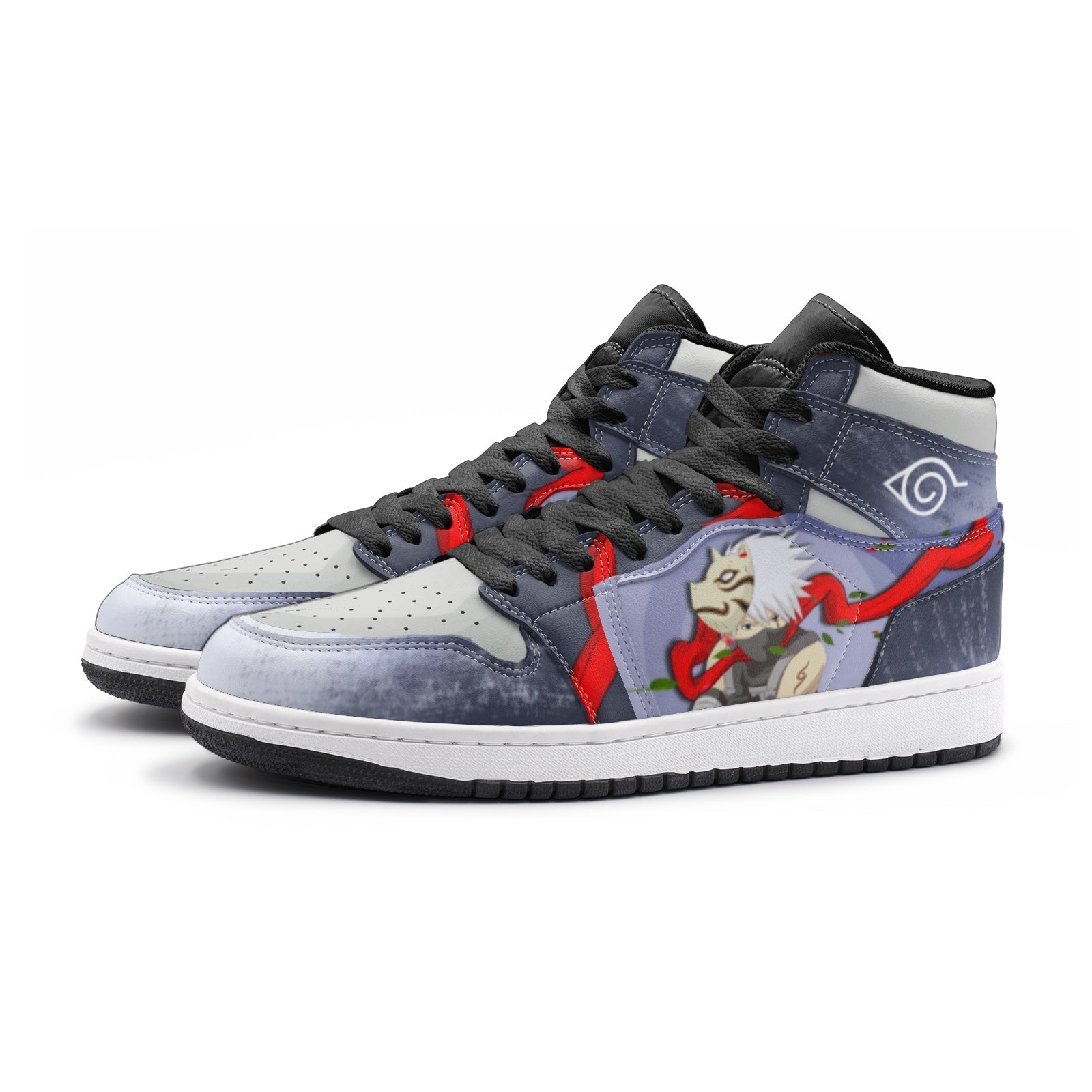 Morukai "Kakashi Hatake Anbu Ninja V2 Mid 1 Basketball Shoes