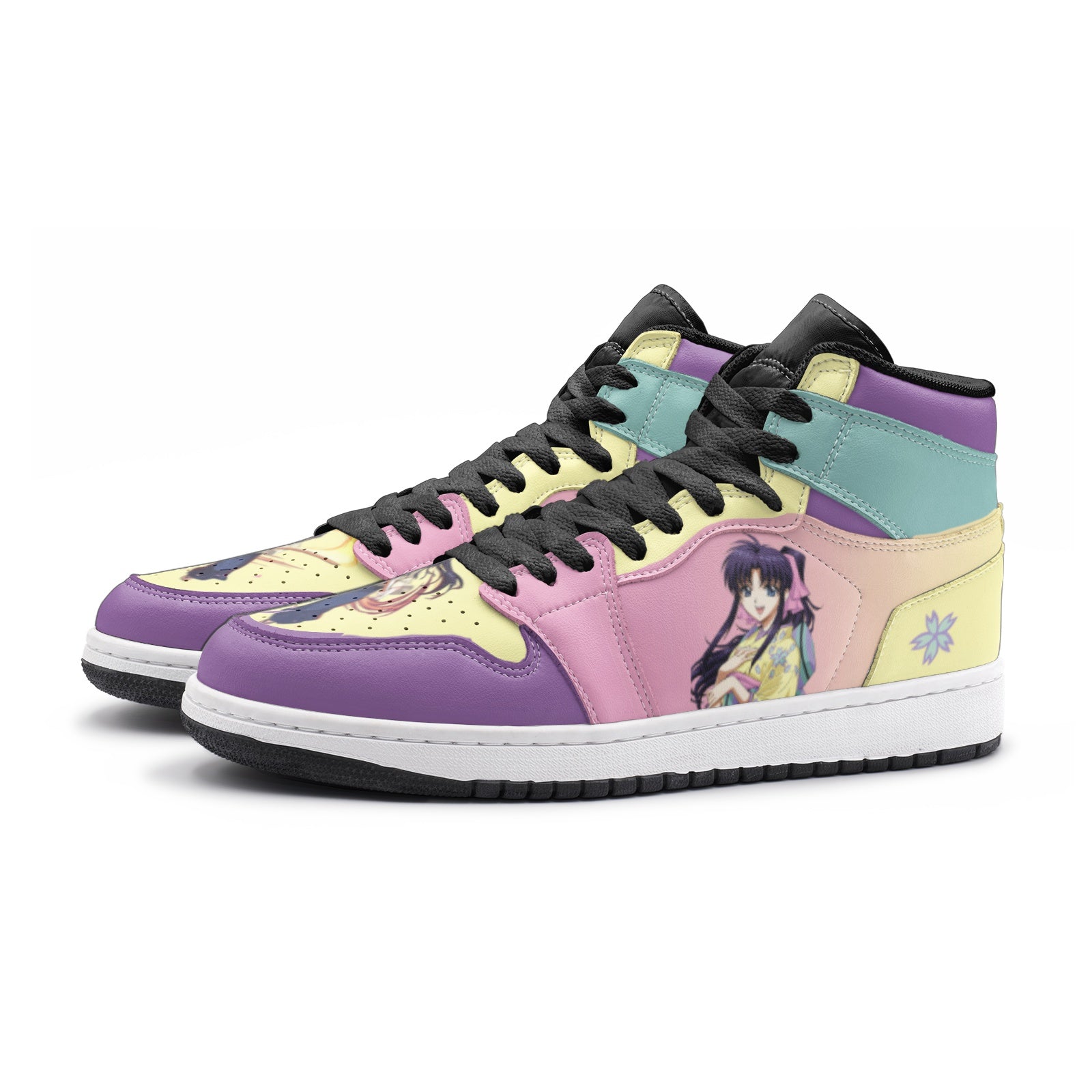 Morukai "Kaoru Kamiya Rurouni Kenshin Mid 1 Basketball Shoes