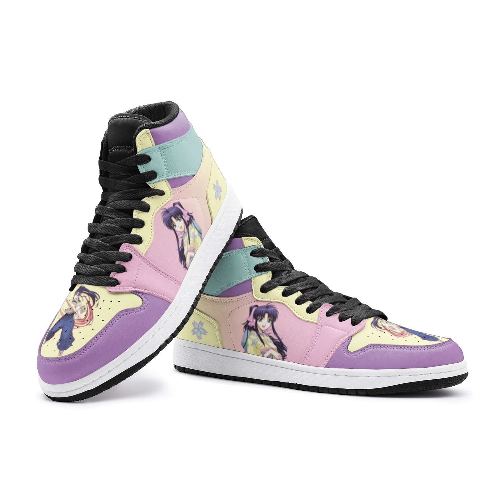 Morukai "Kaoru Kamiya Rurouni Kenshin Mid 1 Basketball Shoes