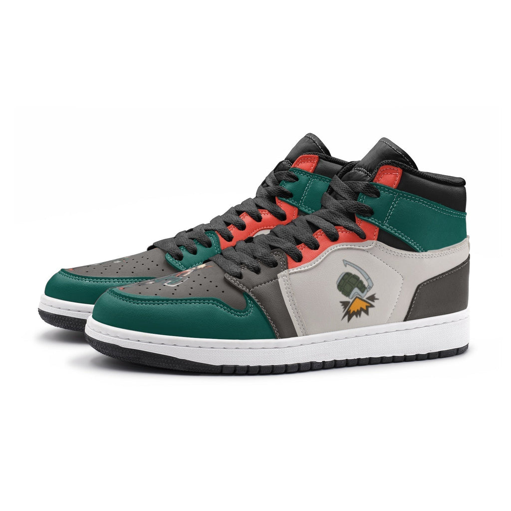 Morukai "Katsuki Bakugo My Hero Academia V2 Mid 1 Basketball Shoes