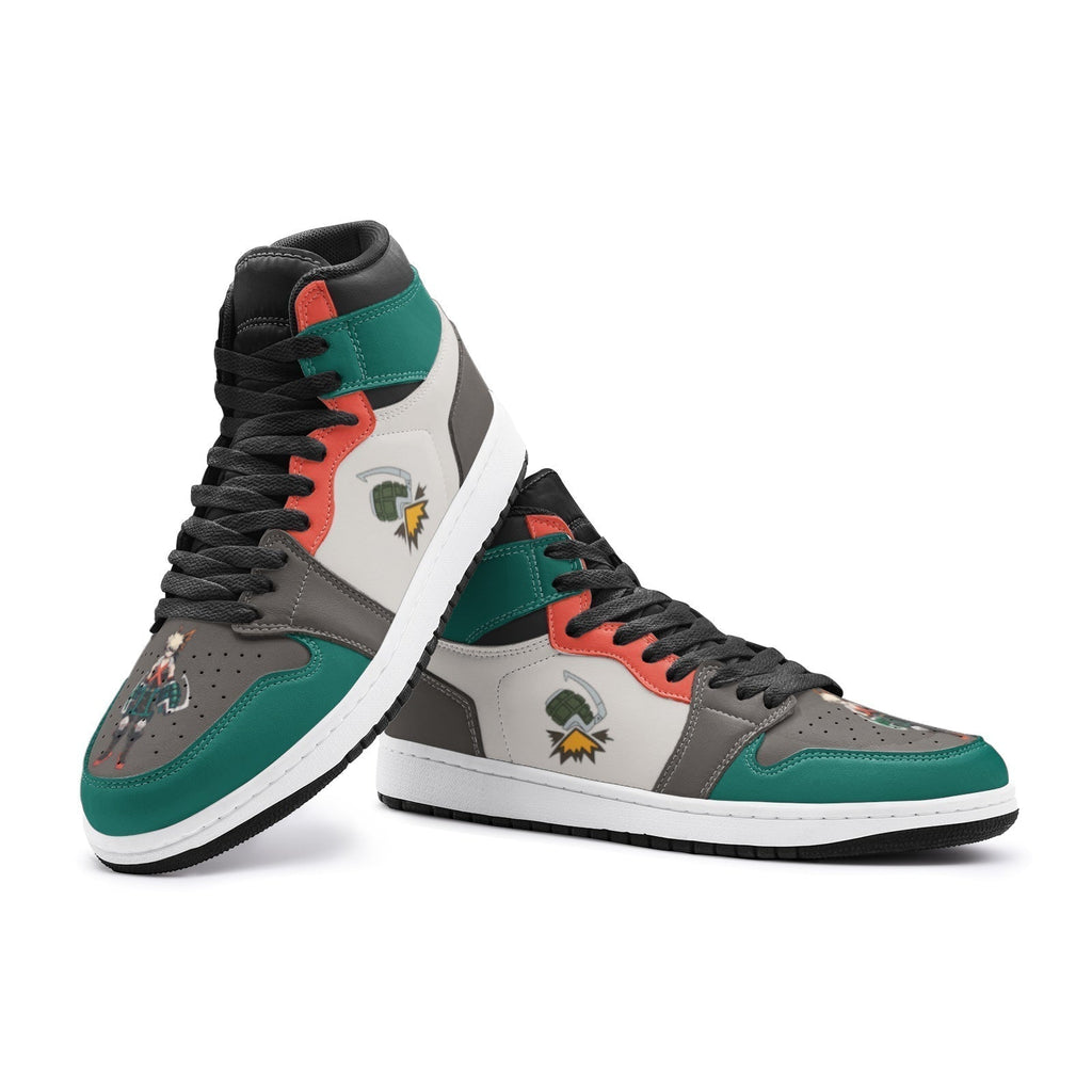 Morukai "Katsuki Bakugo My Hero Academia V2 Mid 1 Basketball Shoes