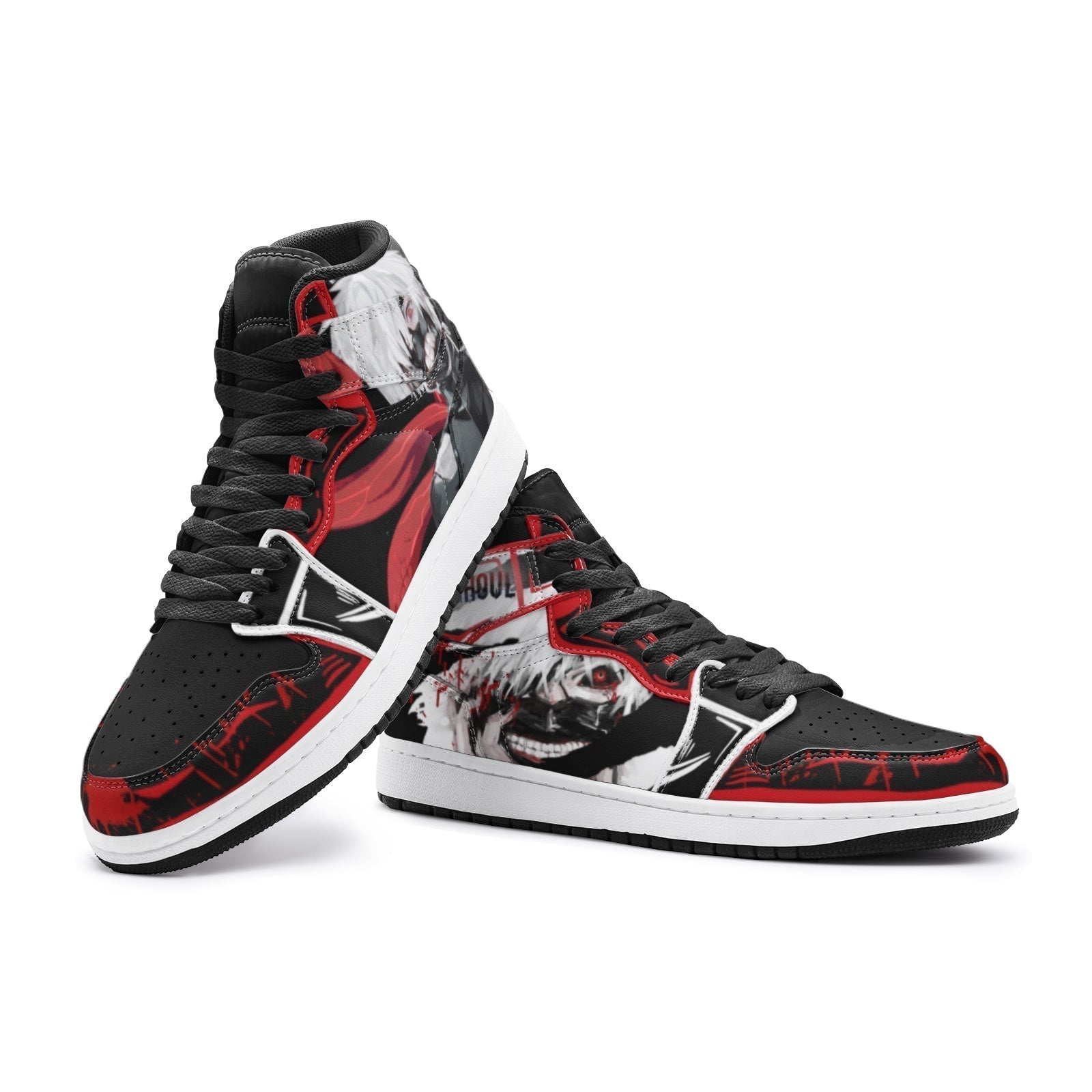 Morukai "Ken Kaneki Tokyo Ghoul V3 Mid 1 Basketball Shoes
