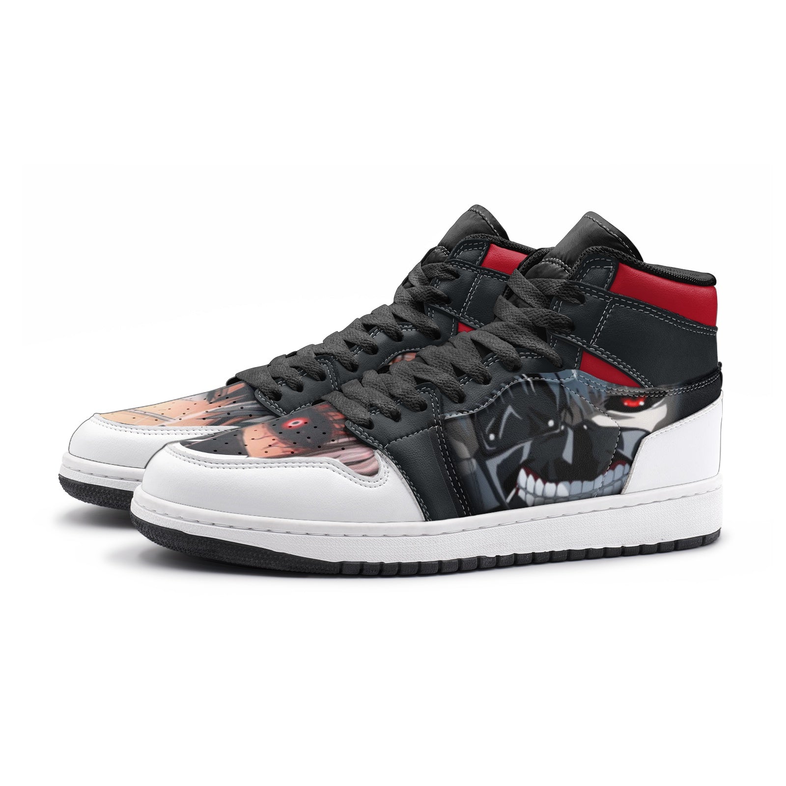Morukai "Ken Kaneki Tokyo Ghoul V4 Mid 1 Basketball Shoes