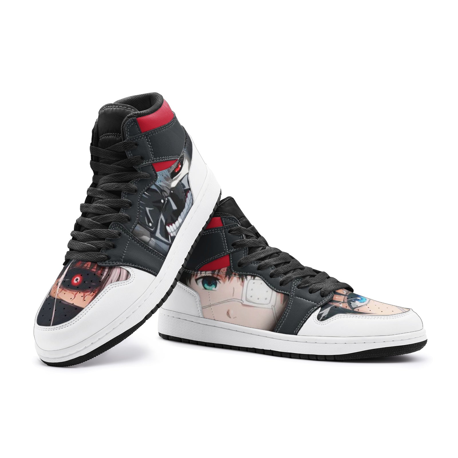 Morukai "Ken Kaneki Tokyo Ghoul V4 Mid 1 Basketball Shoes