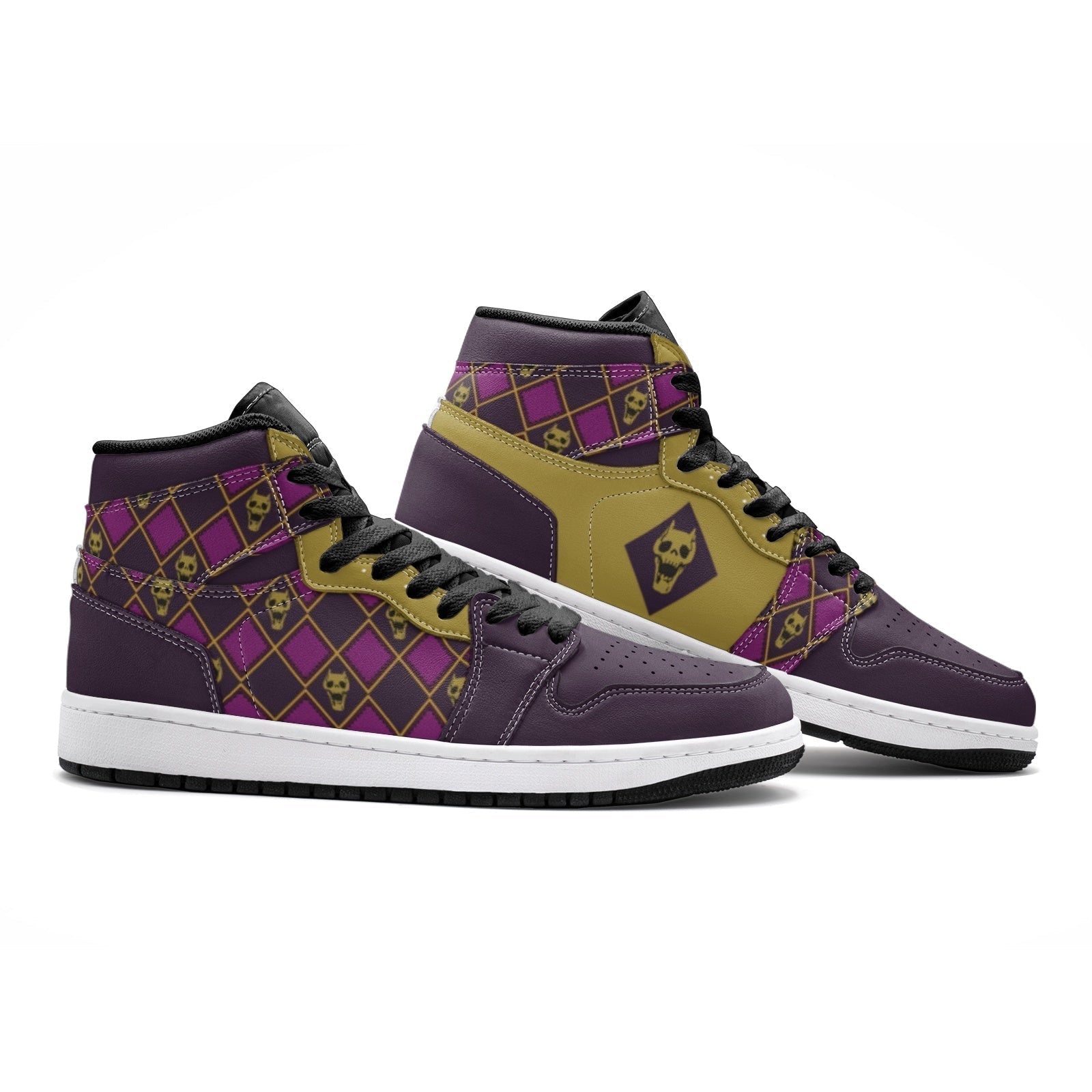 Morukai "Kira Yoshikage Killer Queen Jojo's Bizarre Adventure Mid 1 Basketball Shoes
