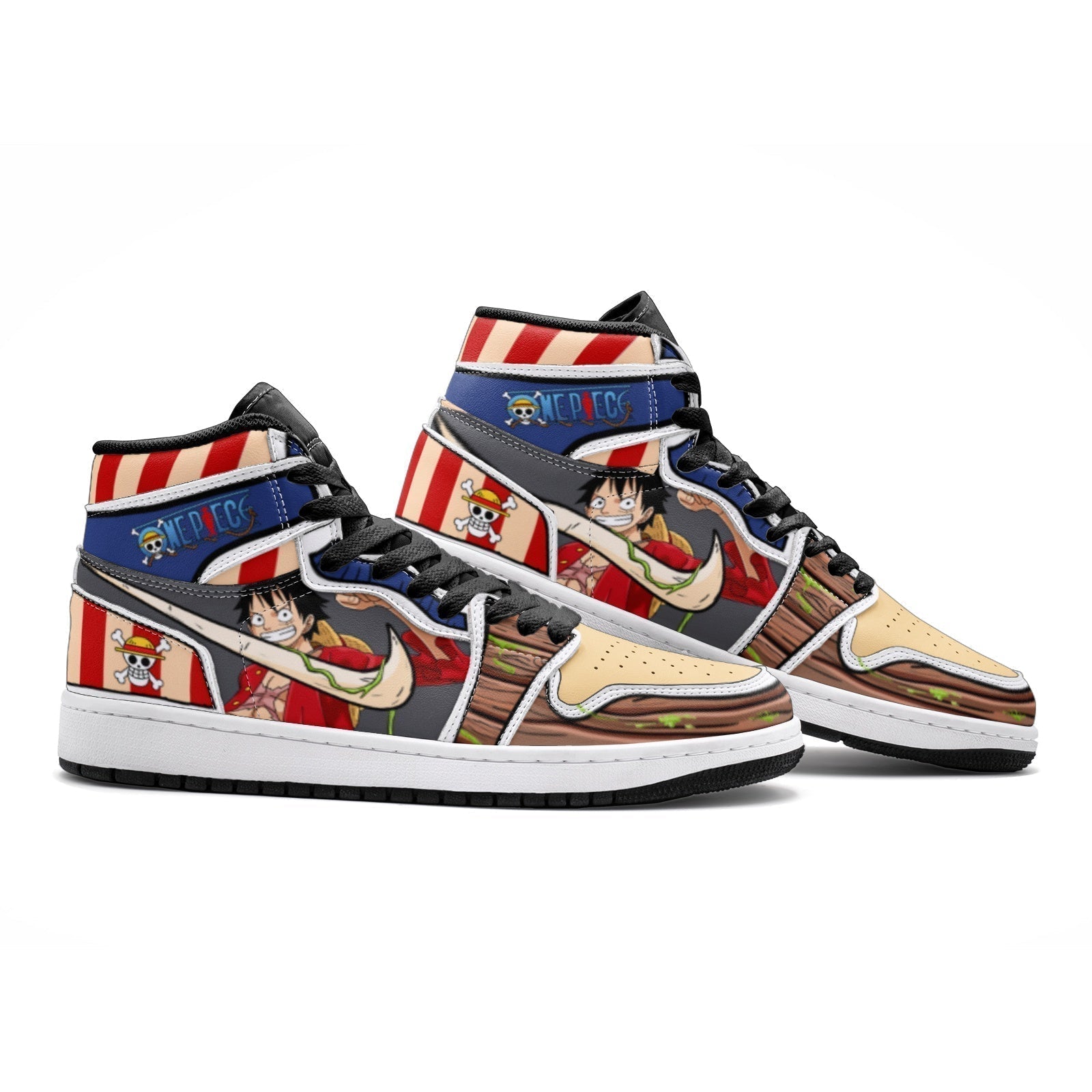 Morukai "Luffy One Piece V2 Mid 1 Basketball Shoes