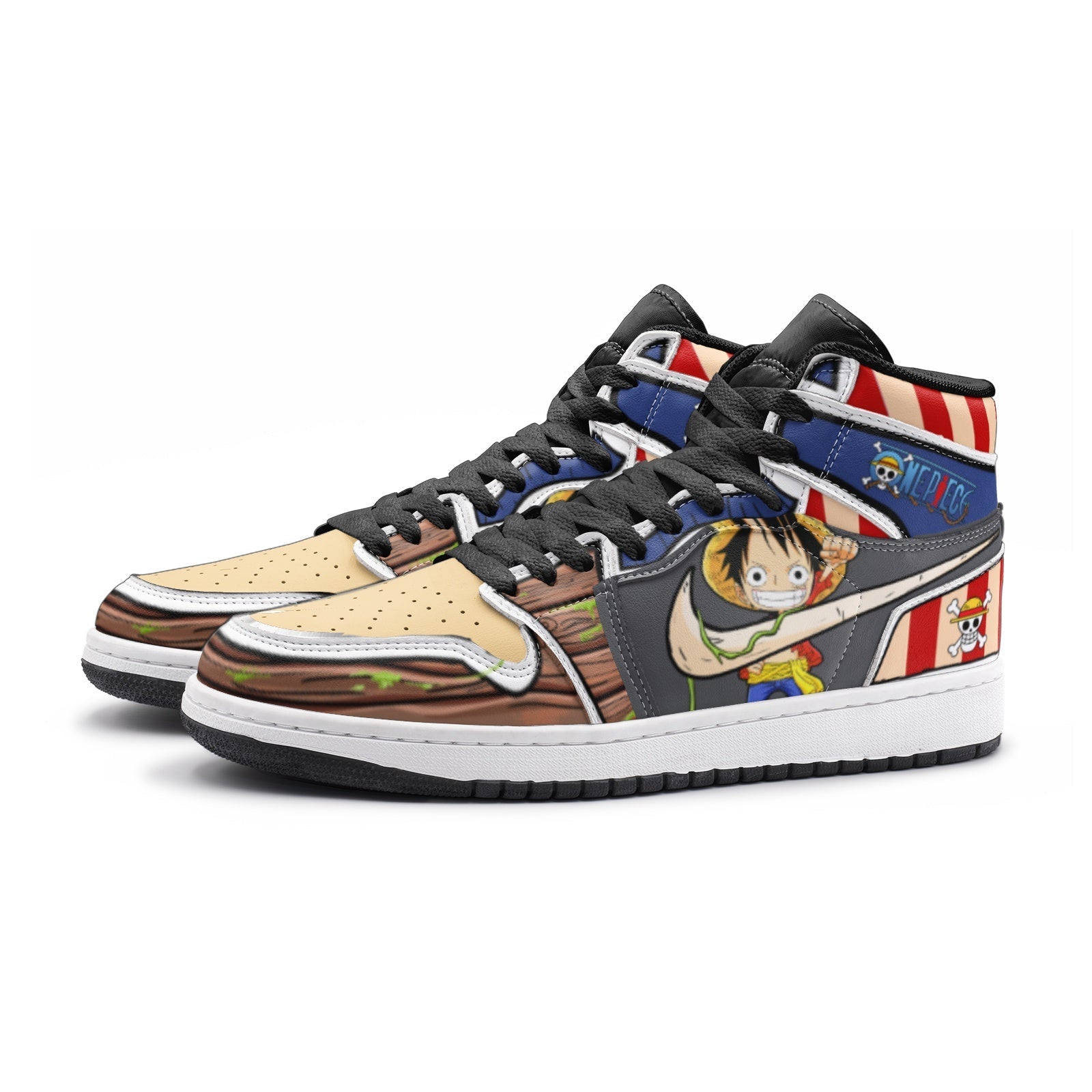 Morukai "Luffy One Piece V2 Mid 1 Basketball Shoes