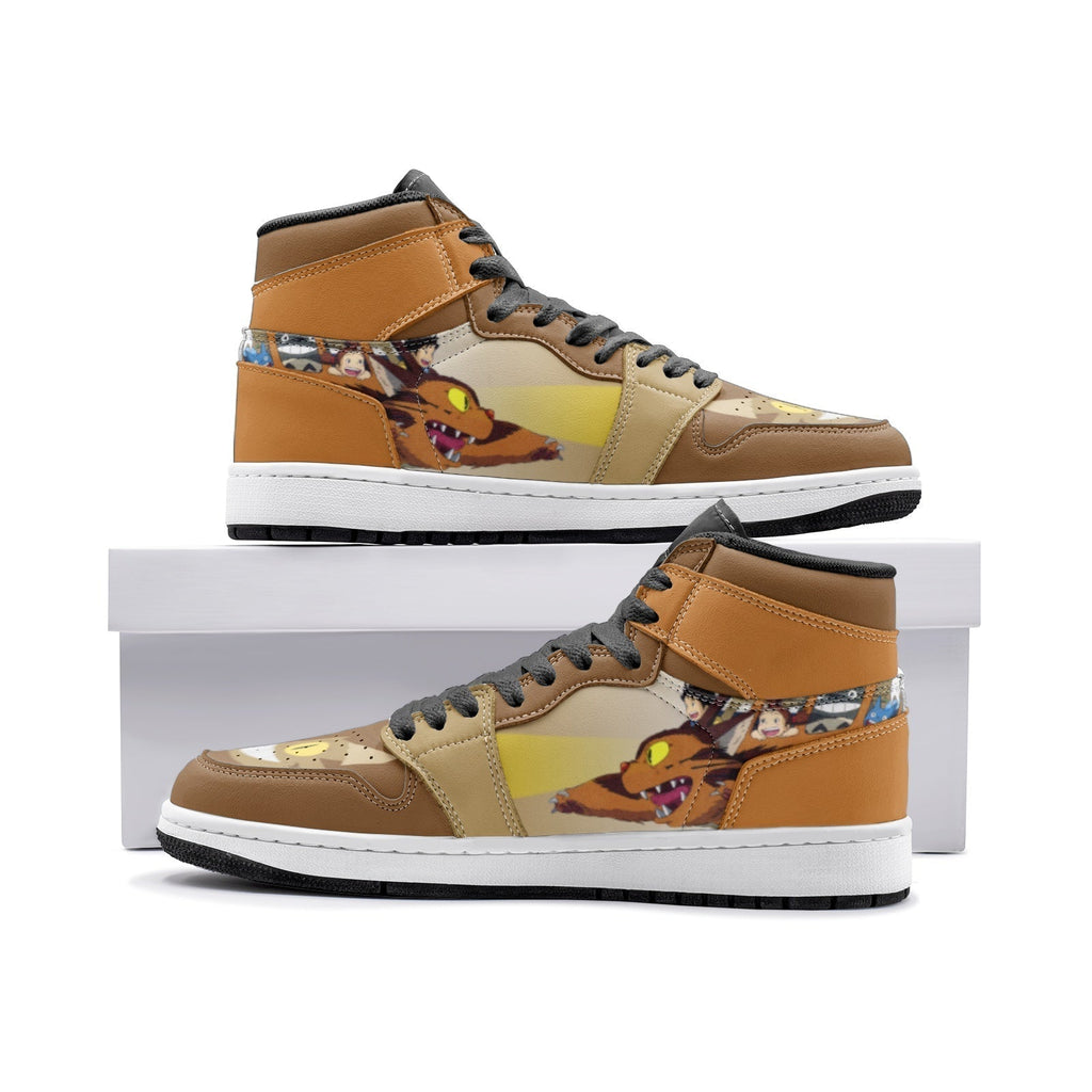 Morukai "Magic Cat Bus My Neighbor Totoro Mid 1 Basketball Shoes