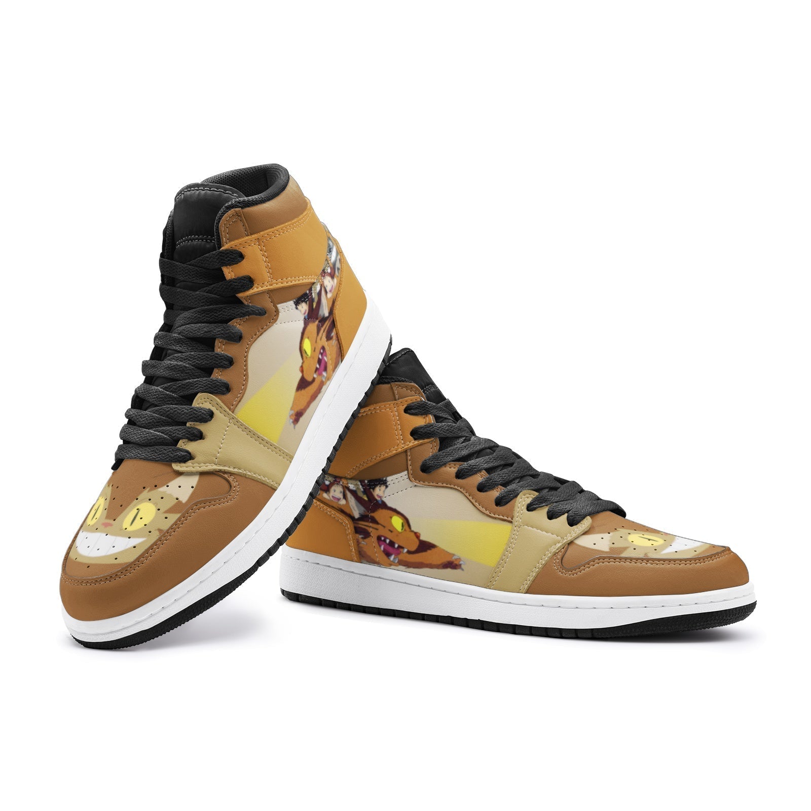 Morukai "Magic Cat Bus My Neighbor Totoro Mid 1 Basketball Shoes
