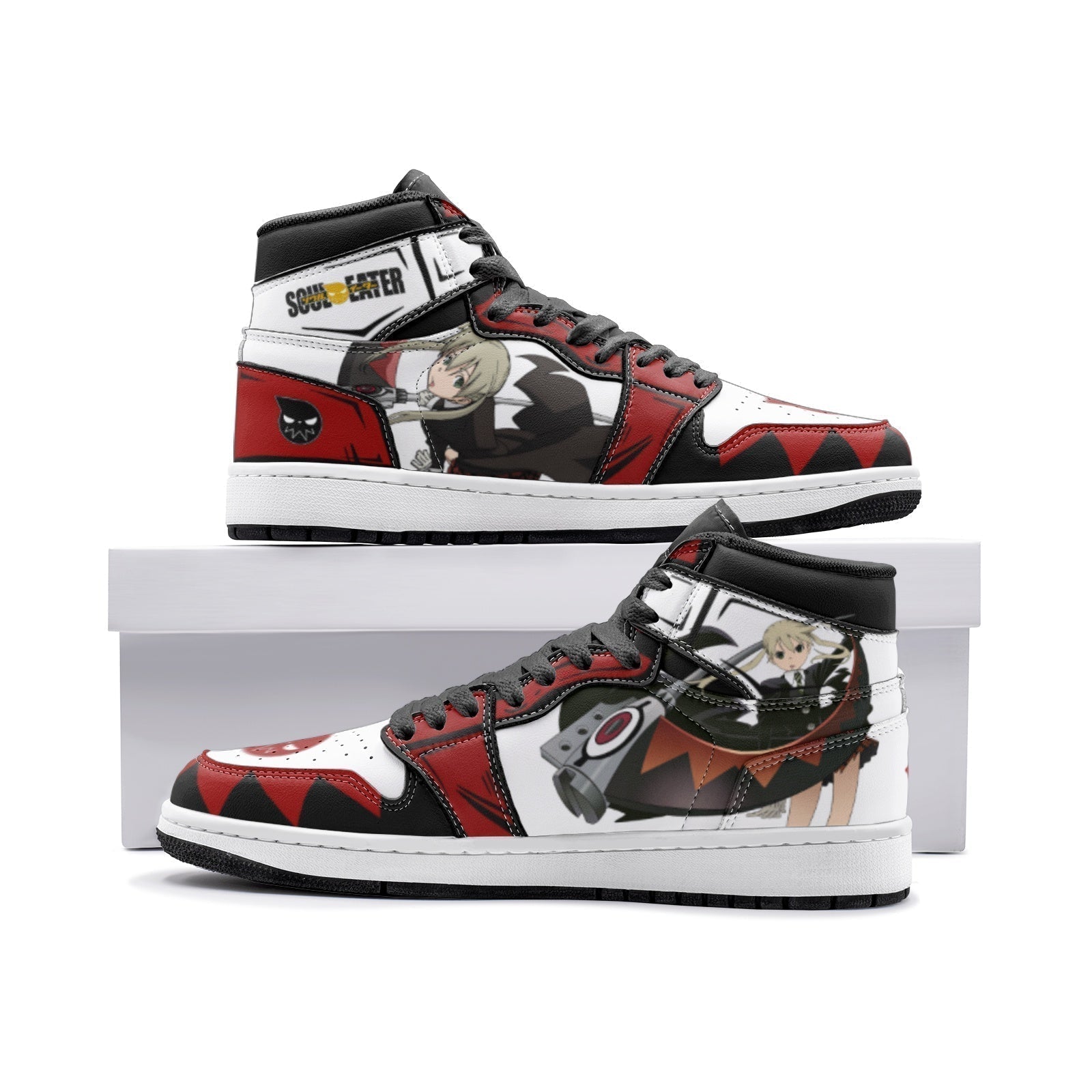 Morukai "Maka Albarn Soul Eater V2 Mid 1 Basketball Shoes