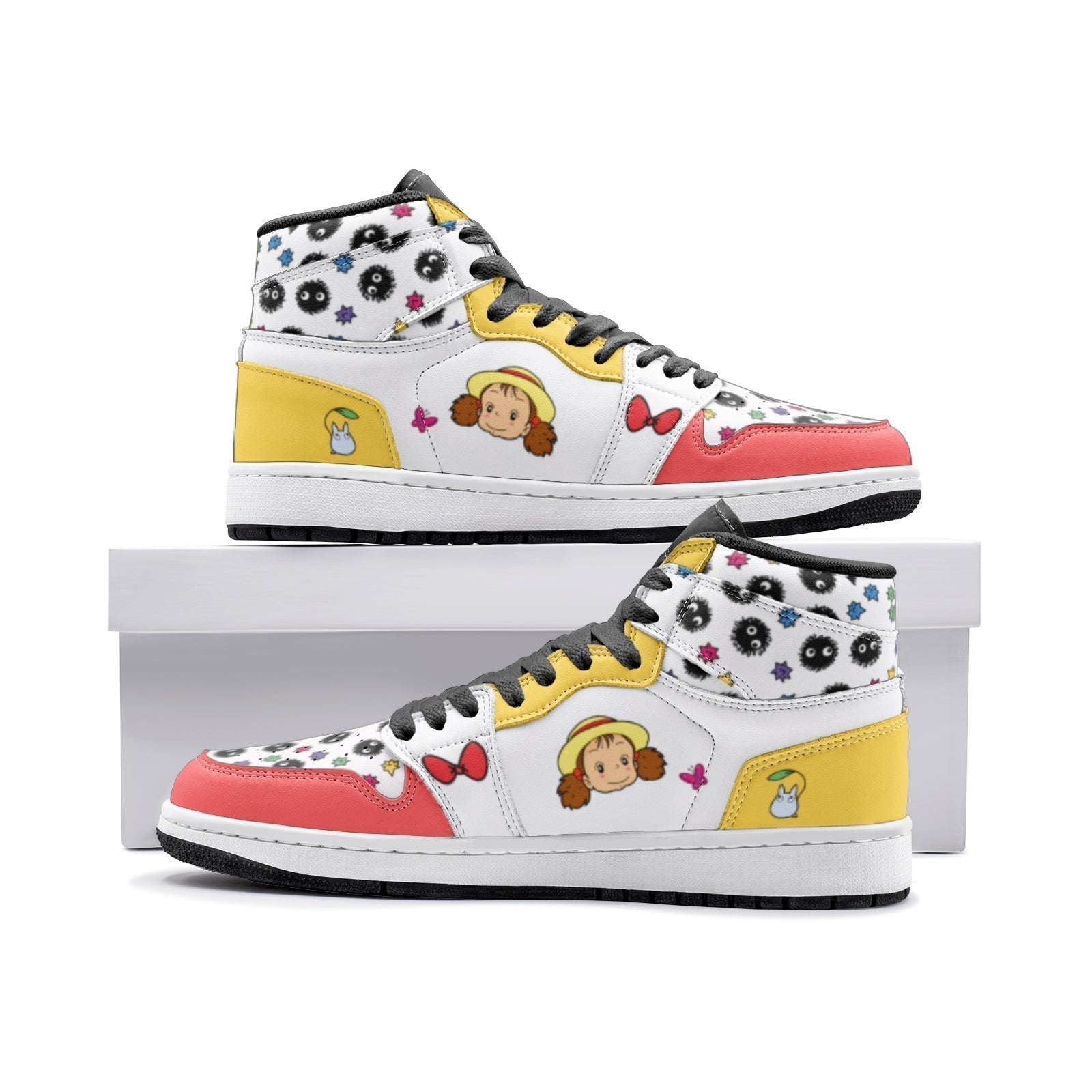 Morukai "Mei Kusakabe My Neighbor Totoro Mid 1 Basketball Shoes