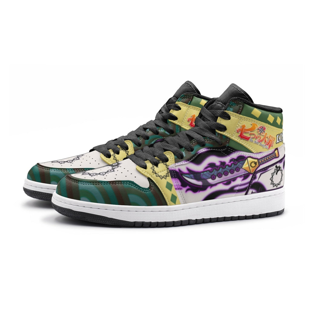 Morukai "Meliodas Lostvayne Seven Deadly Sins V2 Mid 1 Basketball Shoes