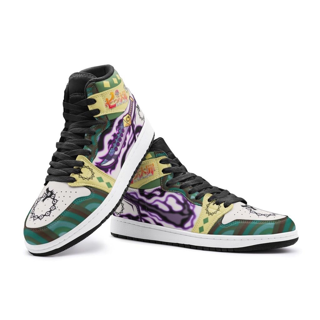Morukai "Meliodas Lostvayne Seven Deadly Sins V2 Mid 1 Basketball Shoes