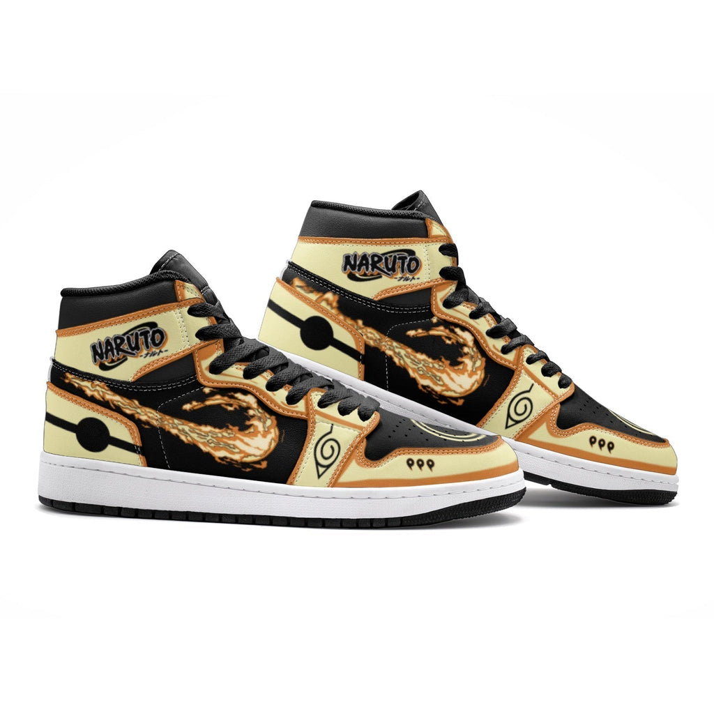 Morukai "Nine-Tails Chakra Mode Ninja Shippuden V2 Mid 1 Basketball Shoes