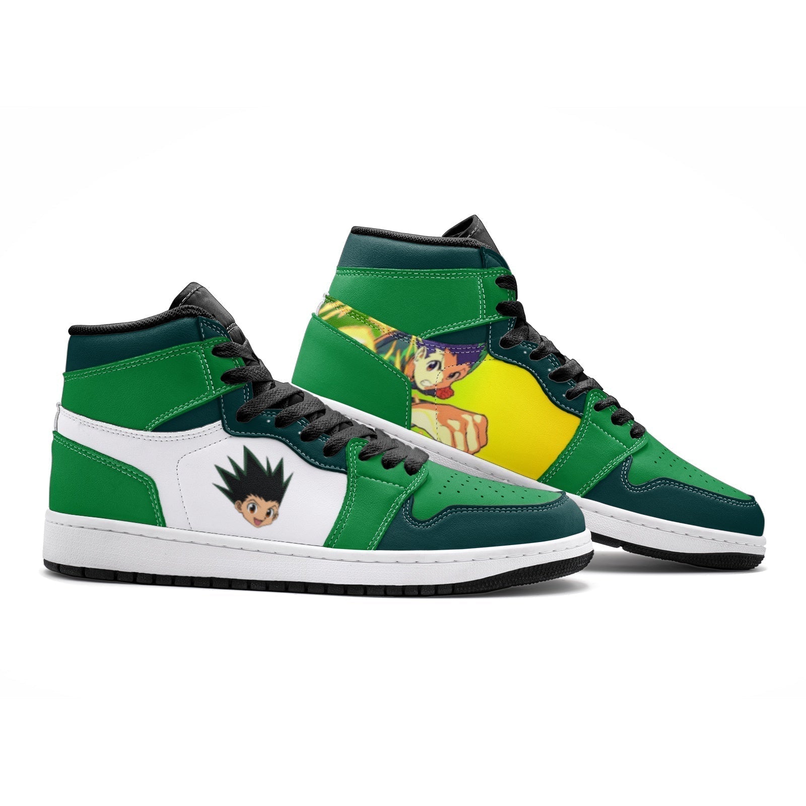 Morukai "Power Punch Gon Hunter x Hunter Mid 1 Basketball Shoes