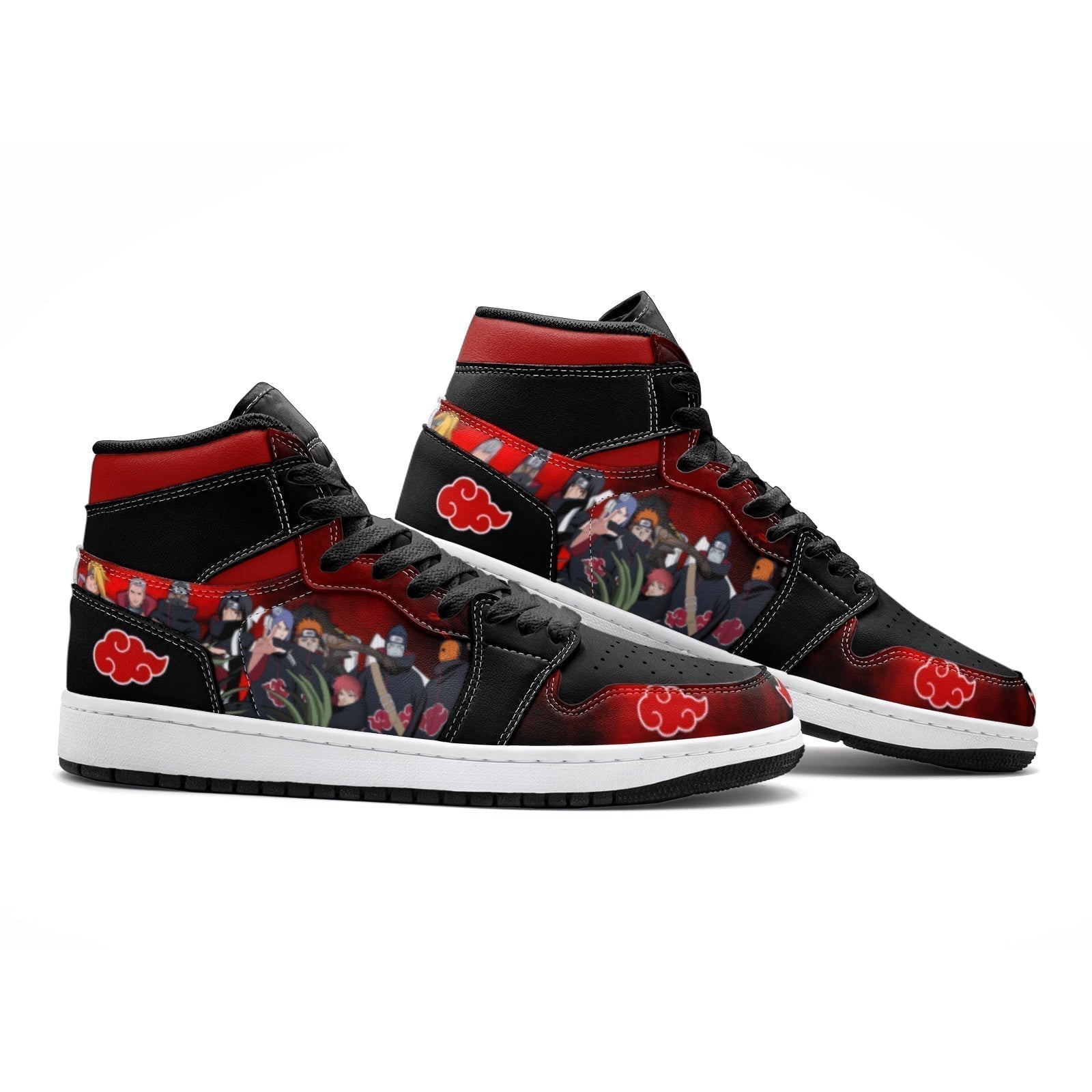 Morukai "Red Cloud Members Mid 1 Basketball Shoes
