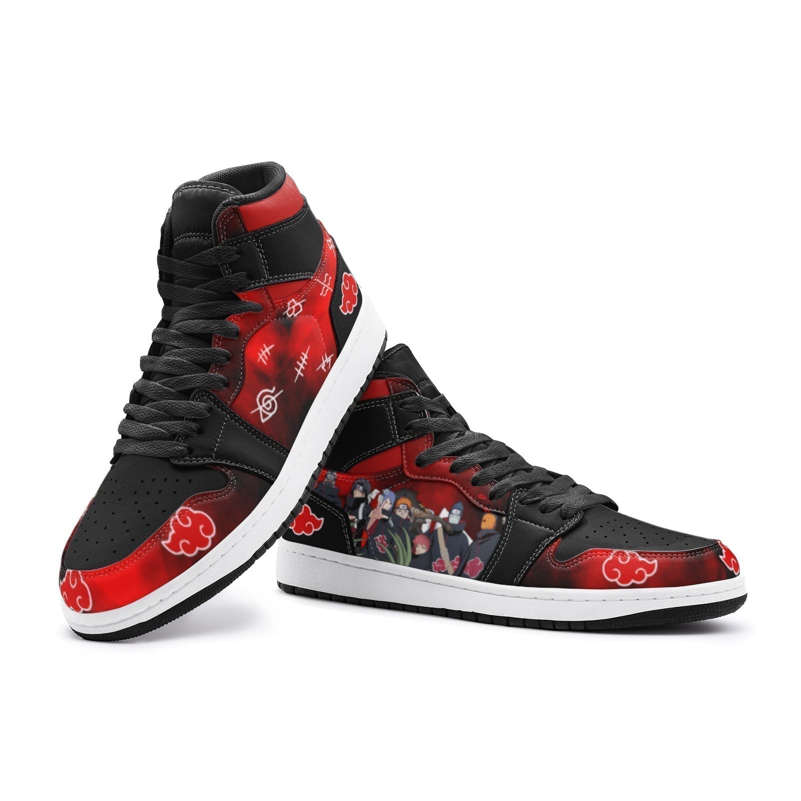 Morukai "Red Cloud Members Mid 1 Basketball Shoes